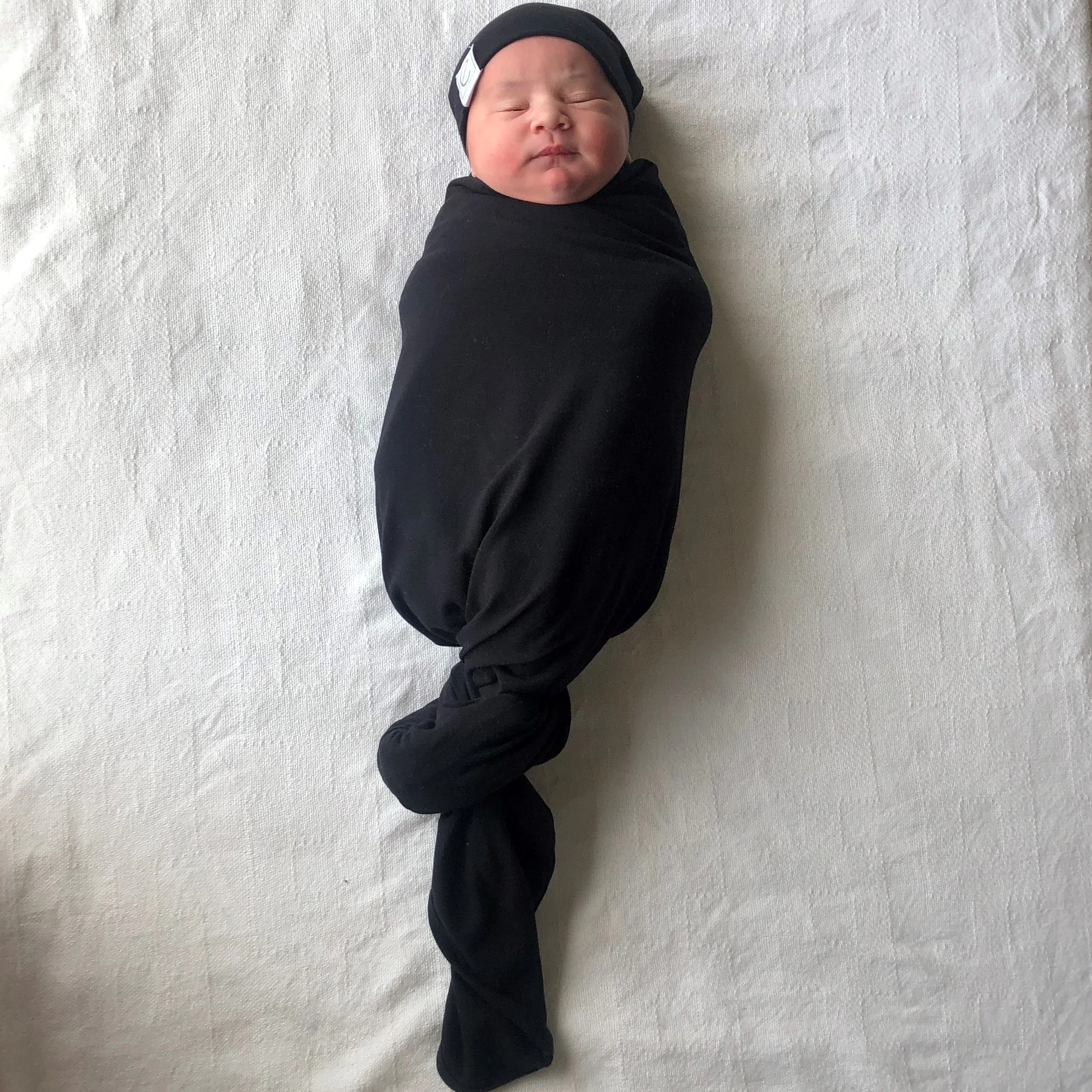 2 Pack Jersey Cotton Beanie Hat Set G/B - Image 7