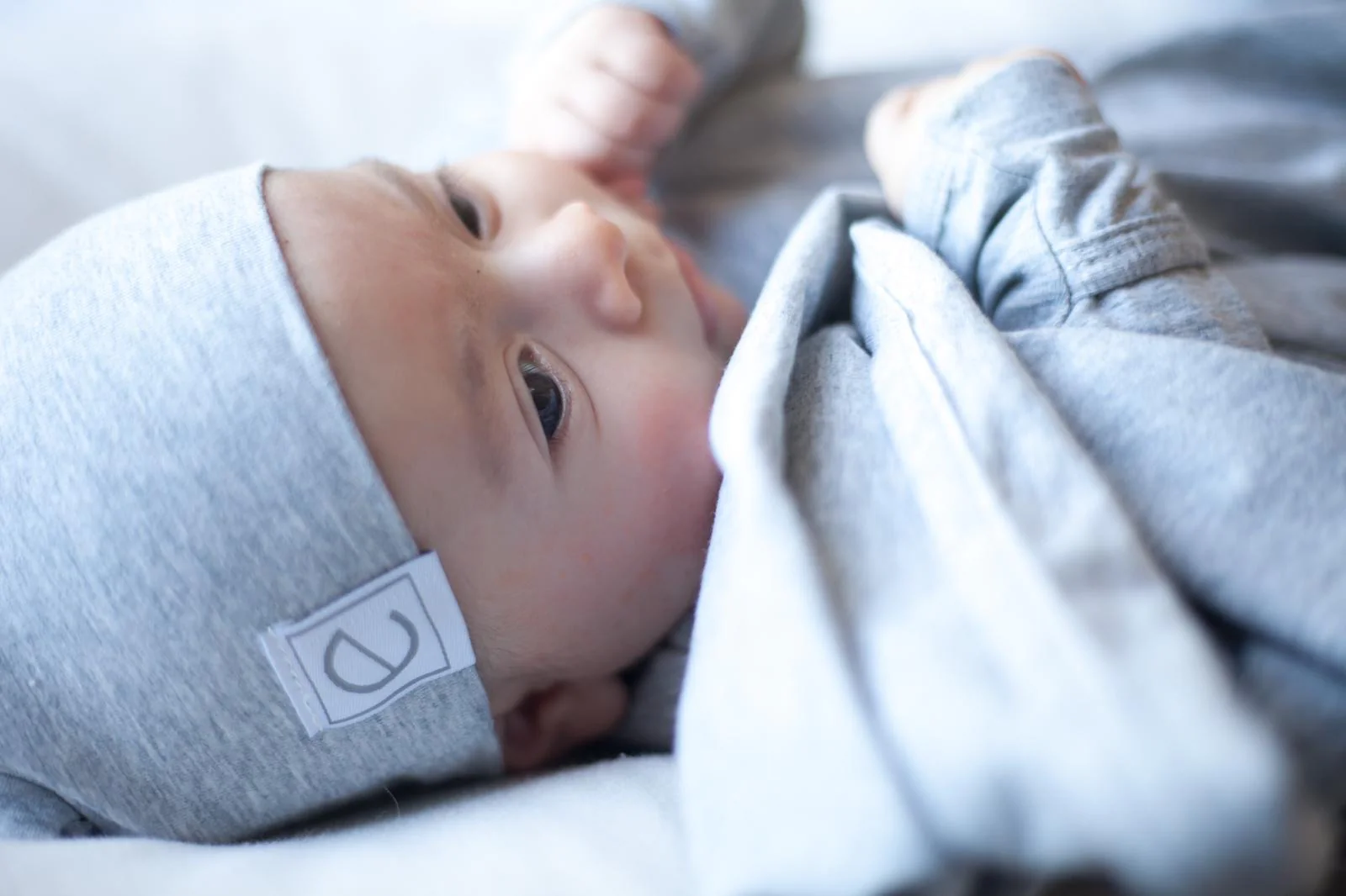 2 Pack Jersey Cotton Beanie Hat Set G/W - Image 11