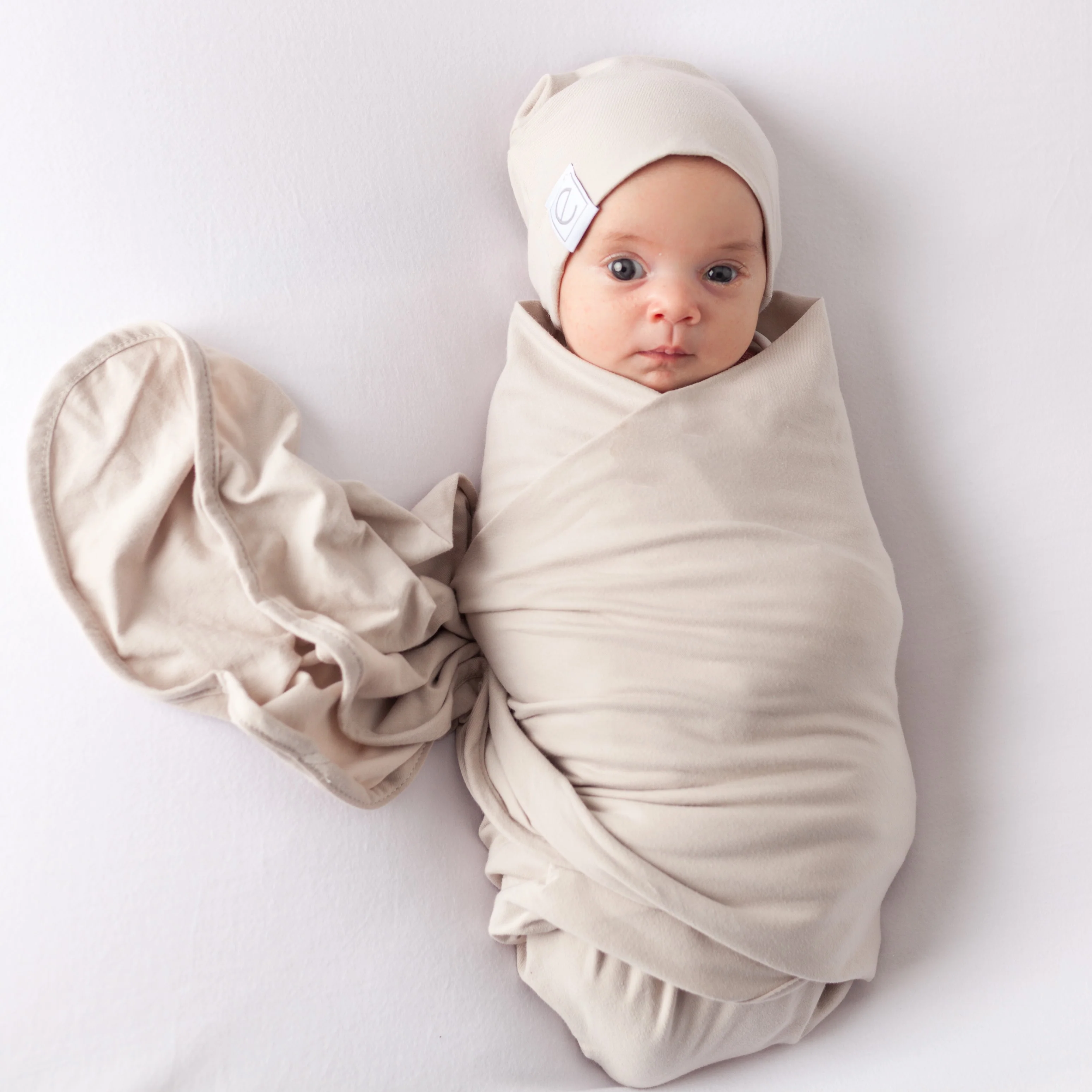 2 Pack Jersey Cotton Beanie Hat Set T/B - Image 6