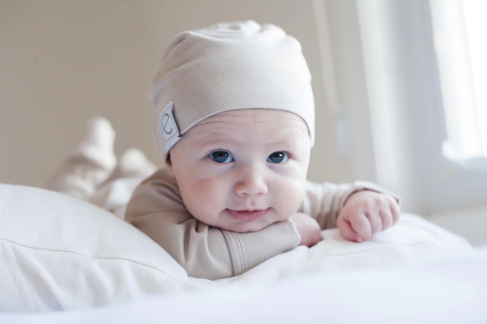 2 Pack Jersey Cotton Beanie Hat Set T/B - Image 7