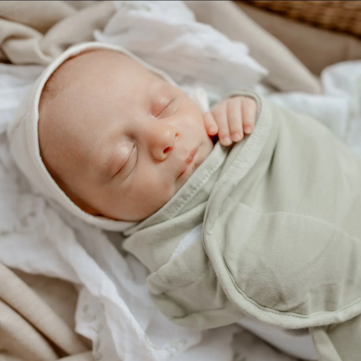 Eucalyptus & Sage Adjustable Swaddle Blanket - Image 5