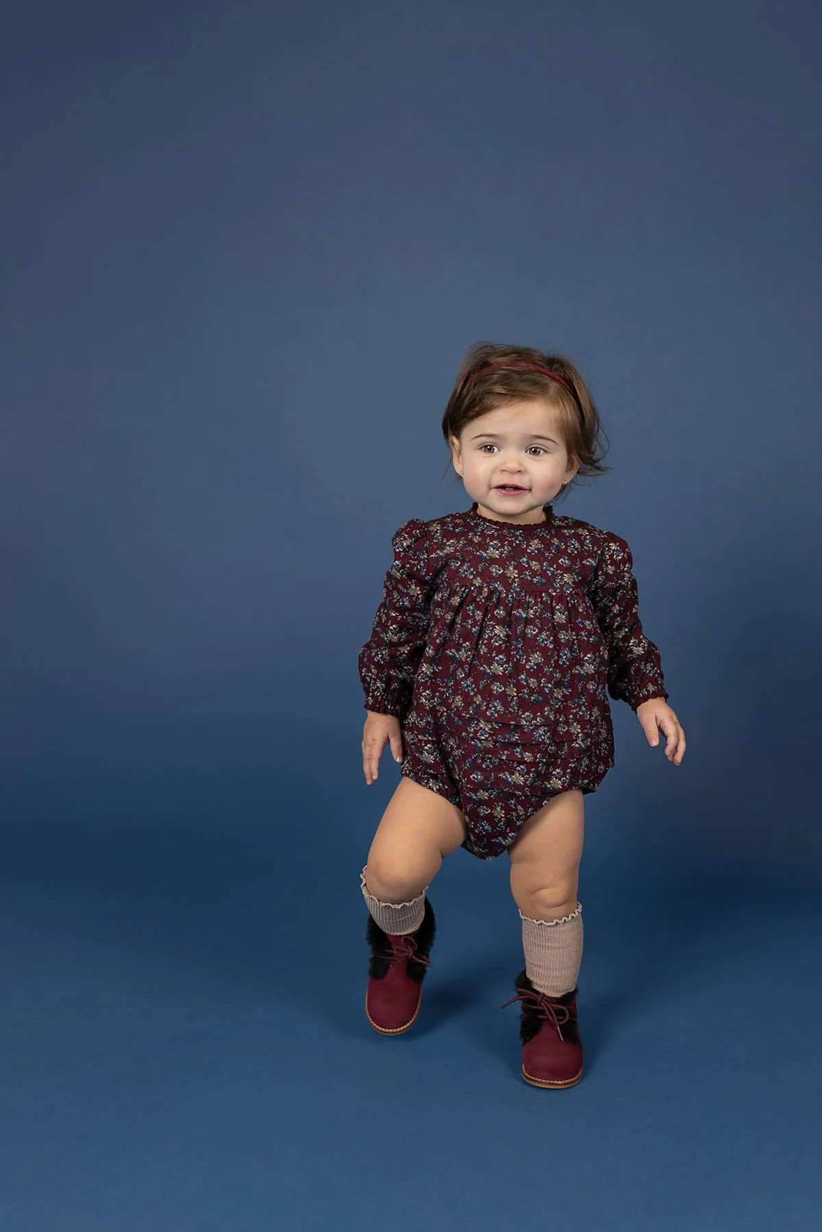 Brushed Floral Dress Collection - Romper - Image 3