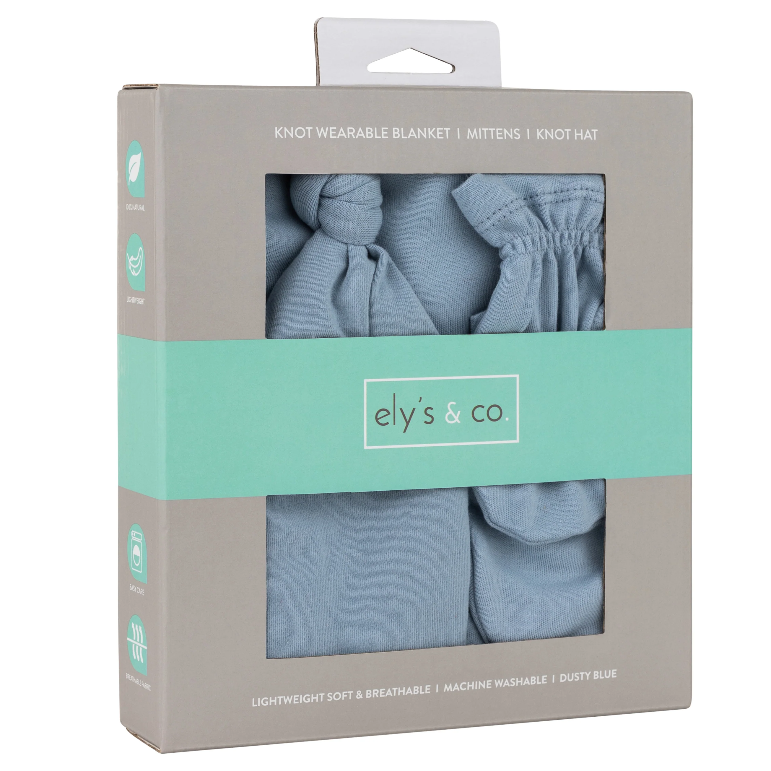 Knot Wearable Blanket, Knot Hat & Mitten Set - Image 4