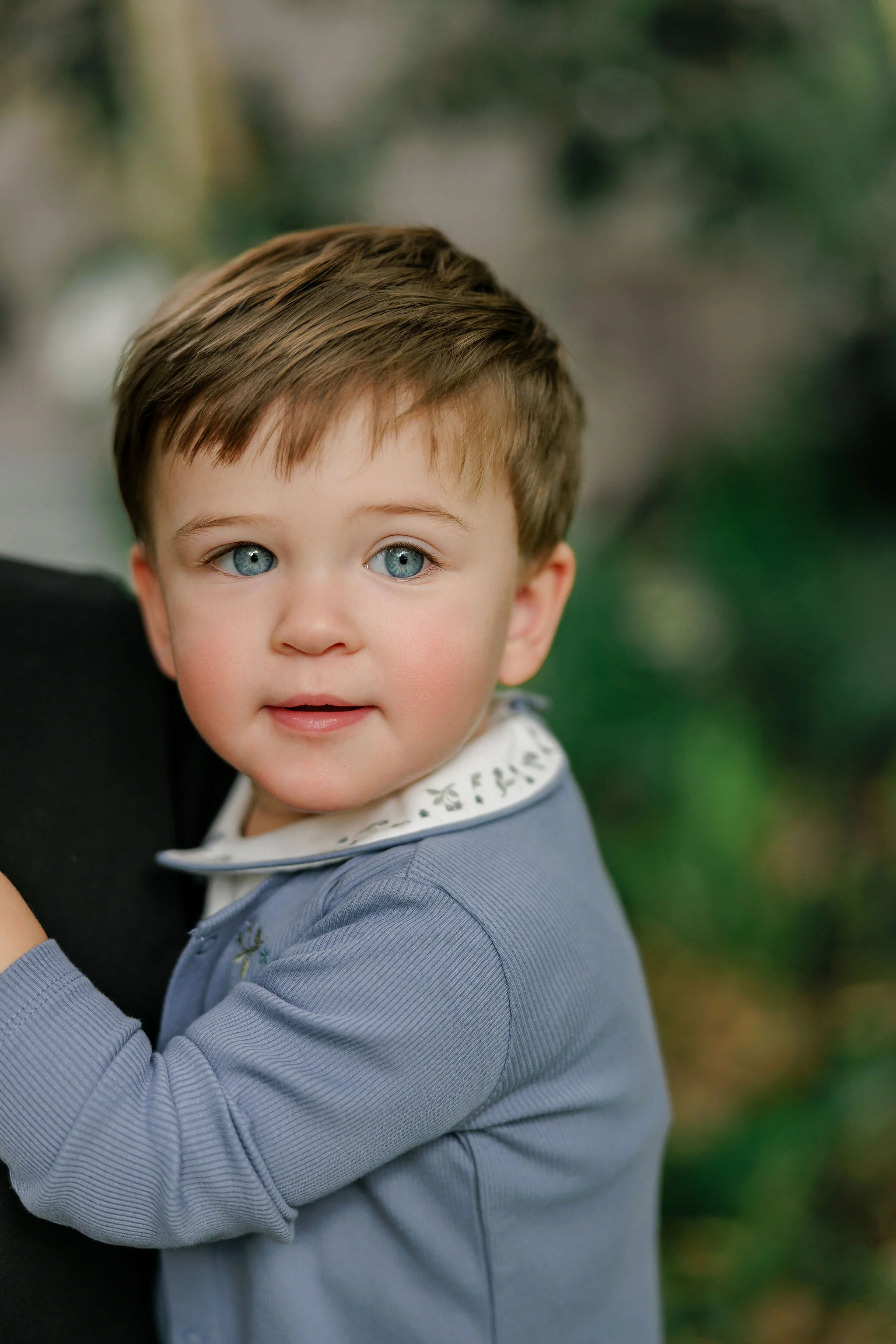 Boys Cardigan – Dark Blue – Embroidered - Image 3