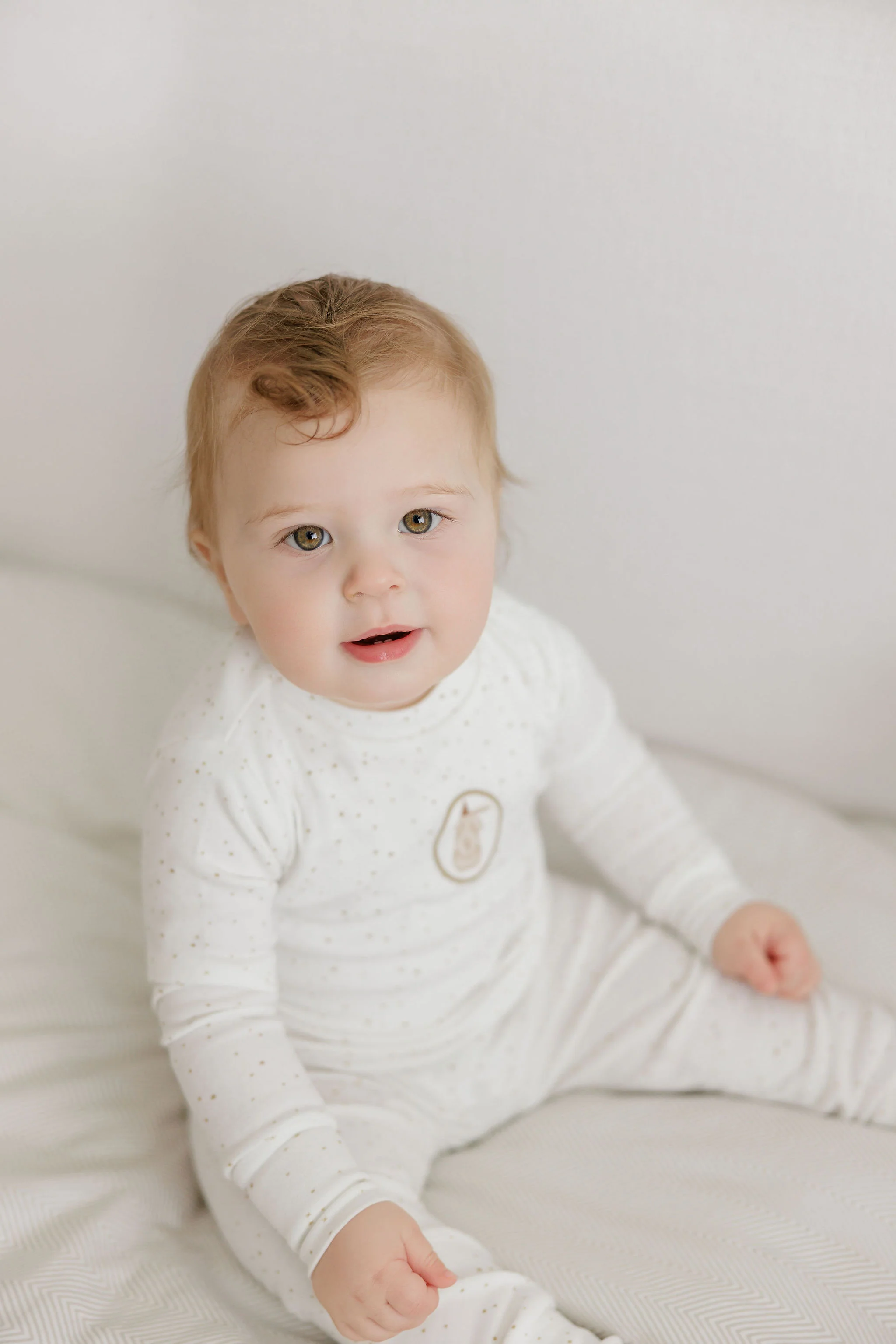 Boys Pajamas – Ivory Tan – Speckled Bunny - Image 5