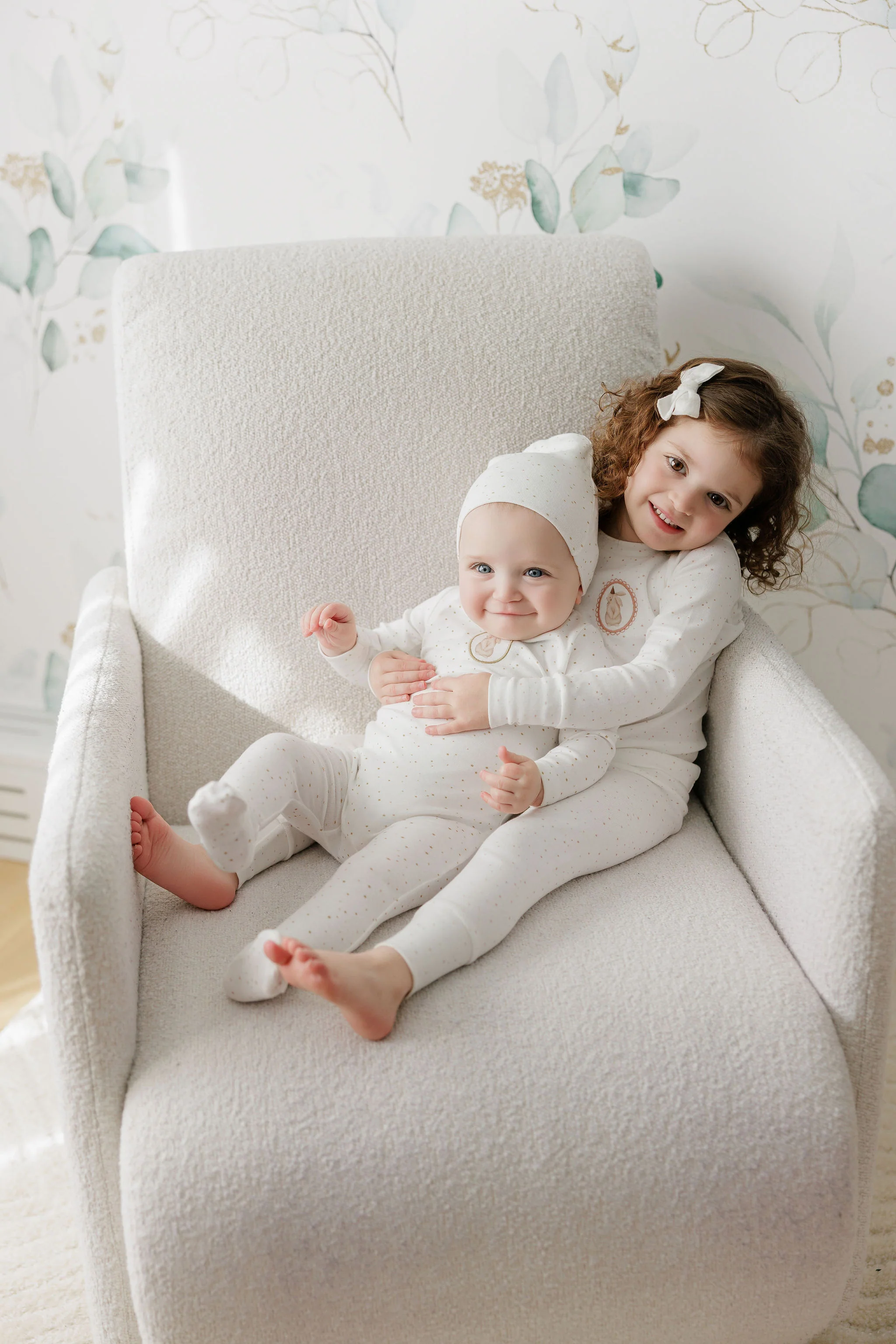 Boys Pajamas – Ivory Tan – Speckled Bunny - Image 7