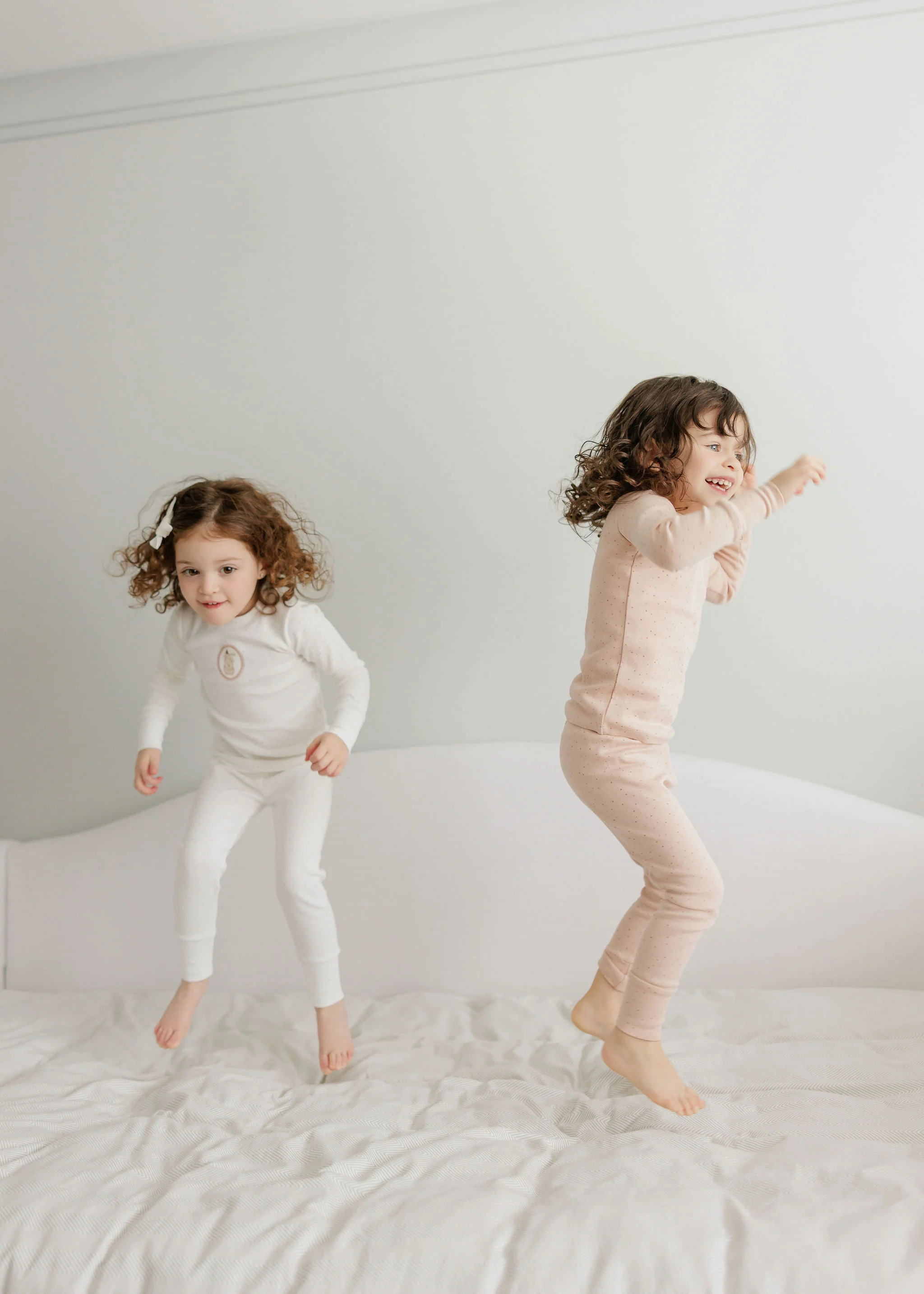 Girls Pajamas – Pink – Speckled Bunny - Image 6