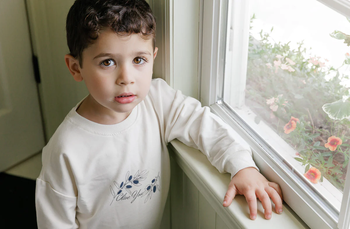 Modal French Terry Olive you Collection - Lounge Set - Image 10