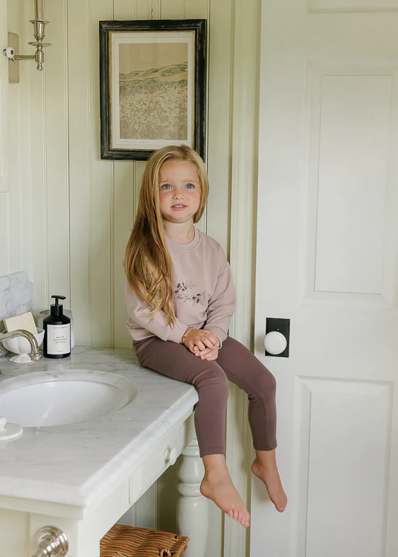 Modal French Terry Olive you Collection - Lounge Set - Image 6