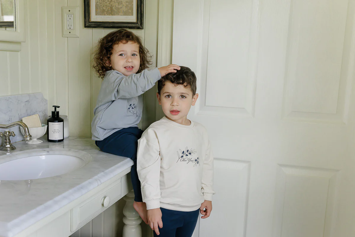 Modal French Terry Olive you Collection - Lounge Set - Image 8