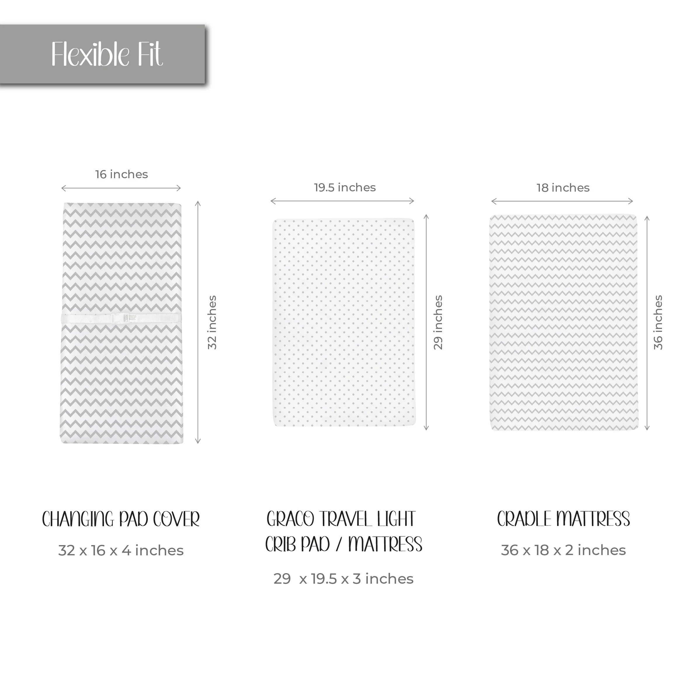 Changing Pad Cover | Cradle Sheet Set - Image 4