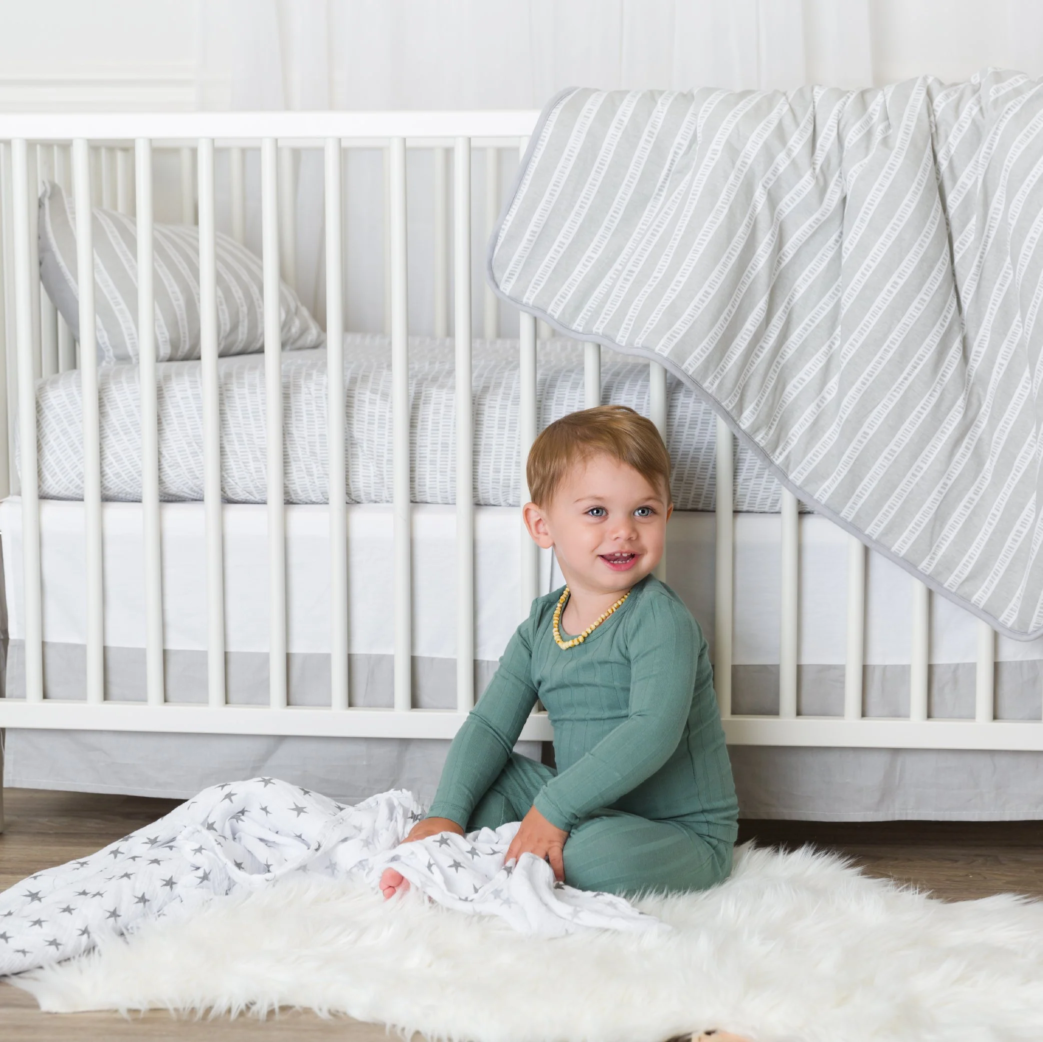 Four Piece Baby Crib Set - Image 3