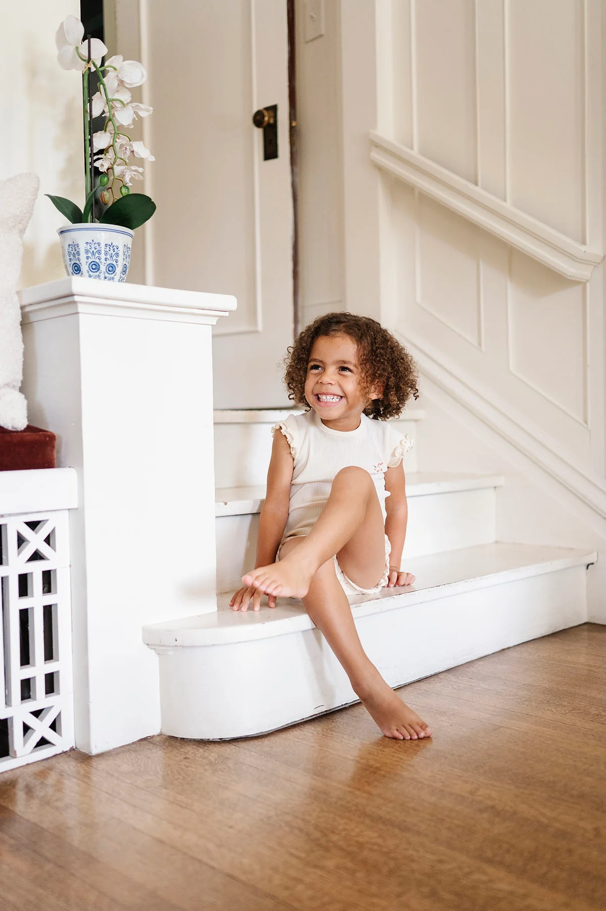 Cotton - Printed Floral - Tshirt & Bloomer - Image 5