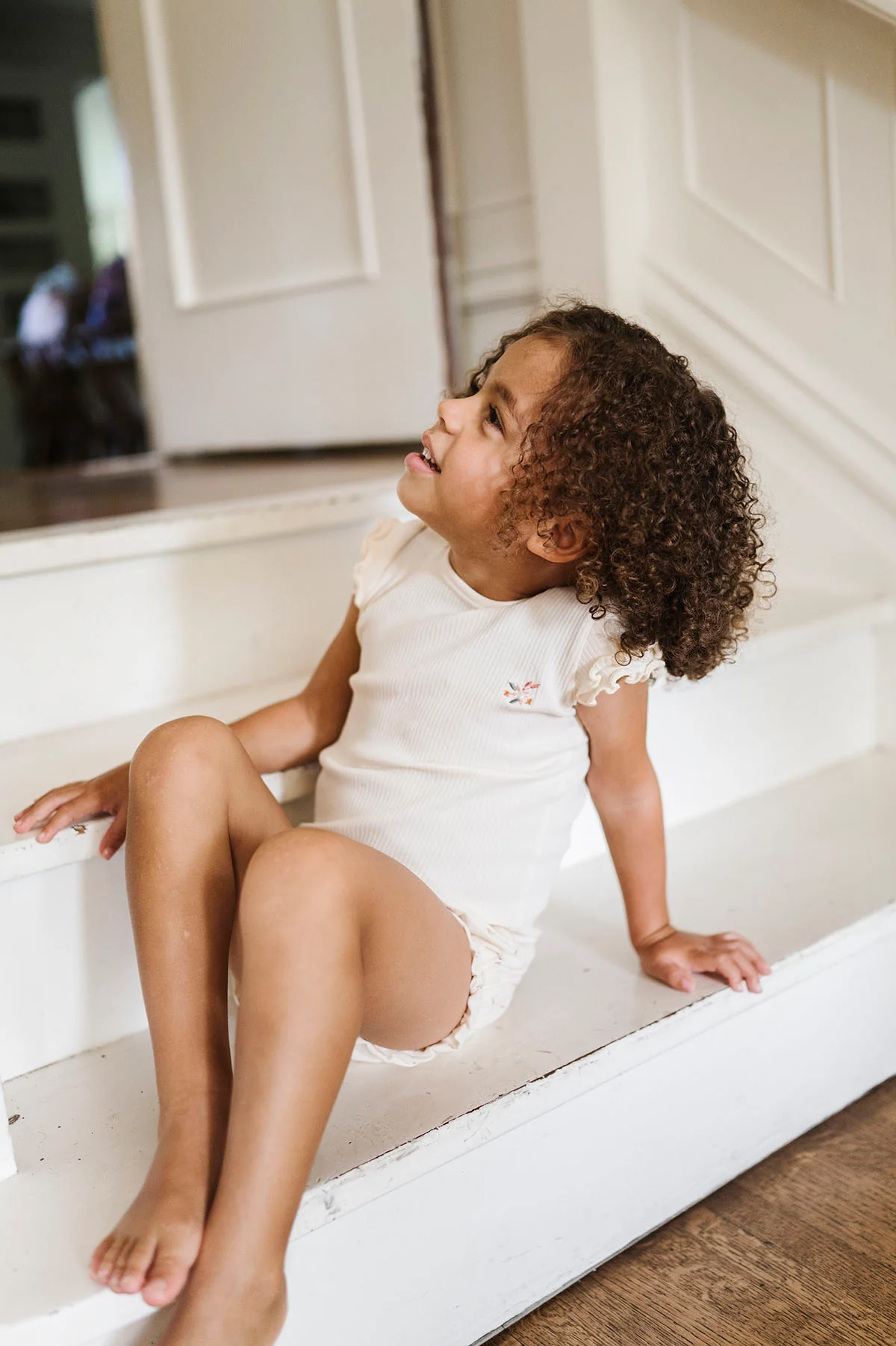 Cotton - Printed Floral - Tshirt & Bloomer - Image 6