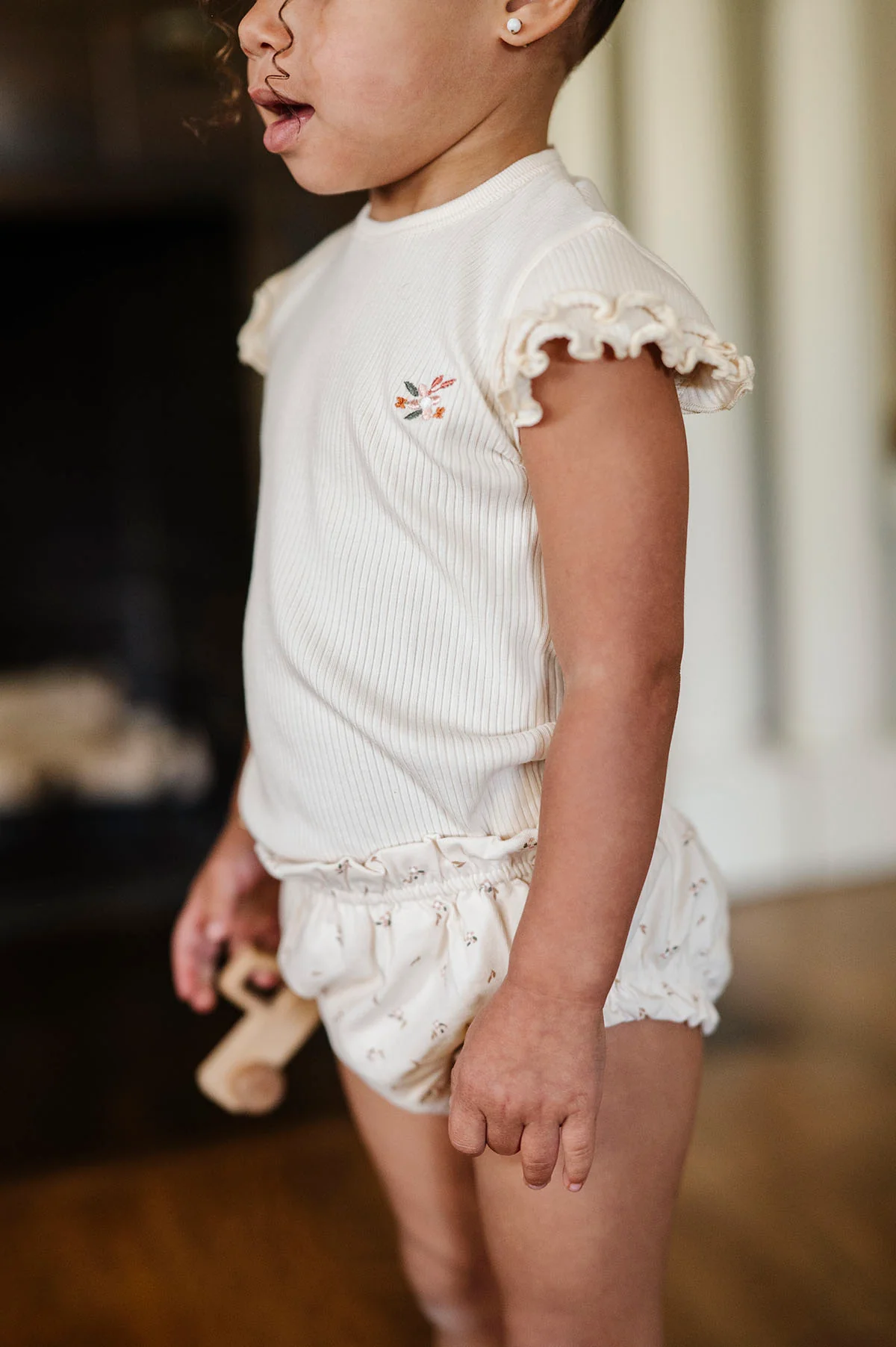 Cotton - Printed Floral - Tshirt & Bloomer - Image 8