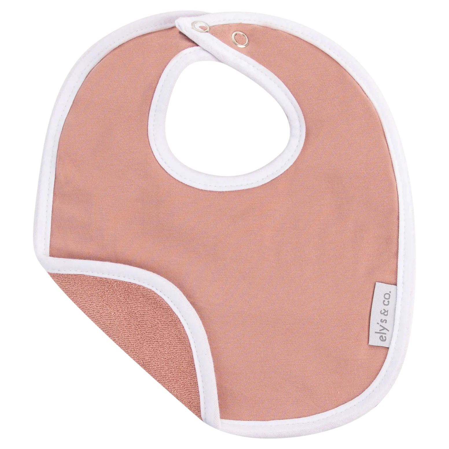 Dusty Rose Jersey Terry Bib - Image 3