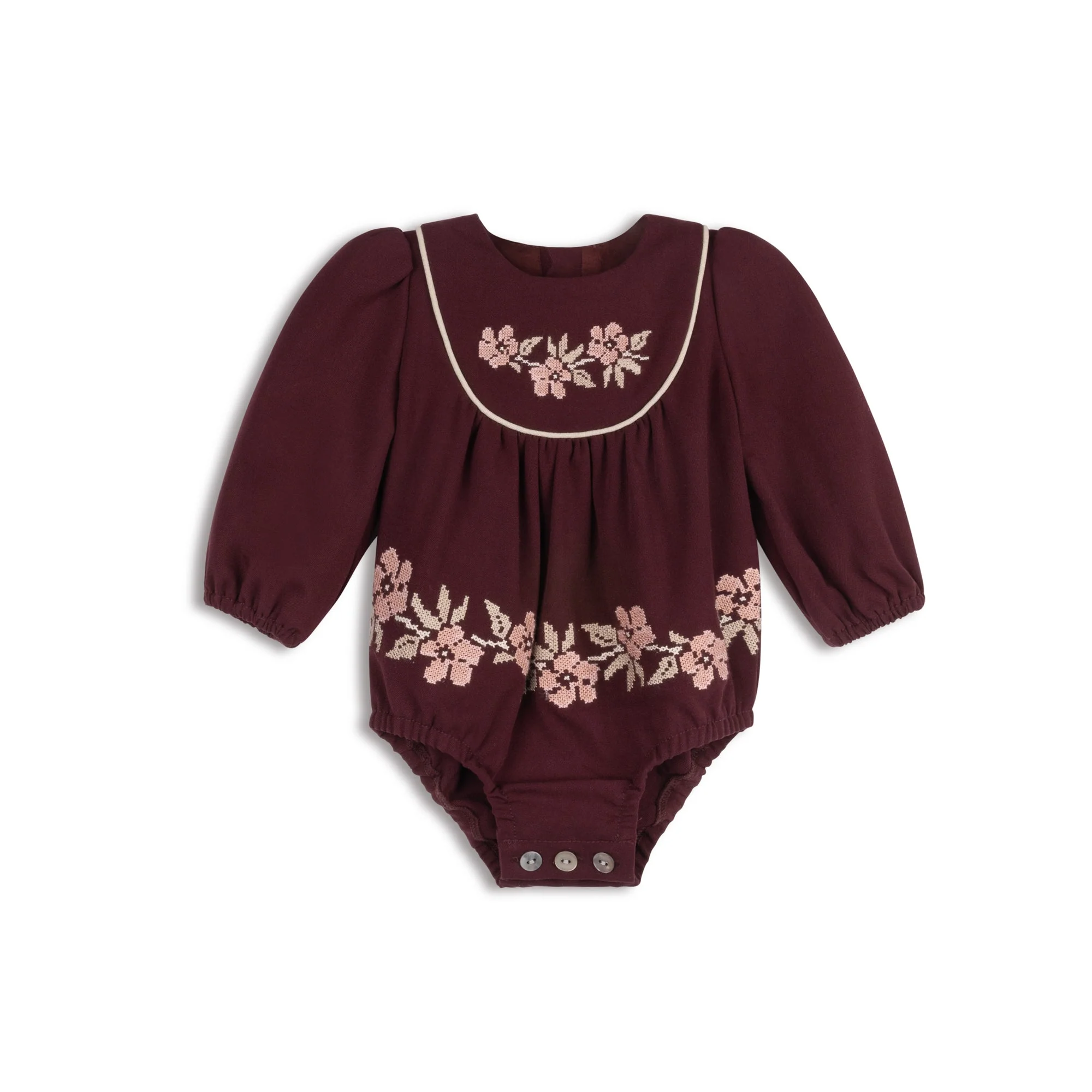 Stitch Embroidered Wool Collection - Dress - Image 3