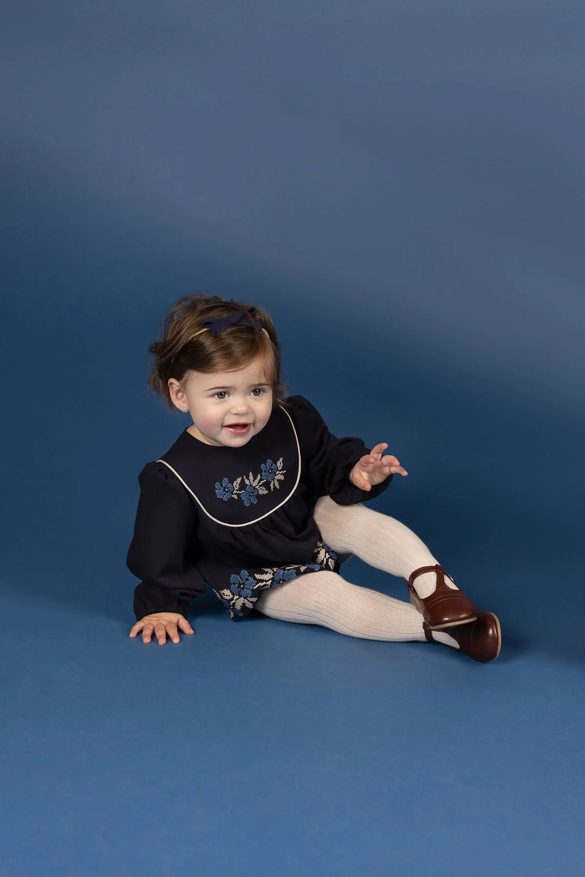 Stitch Embroidered Wool Collection - Dress - Image 4