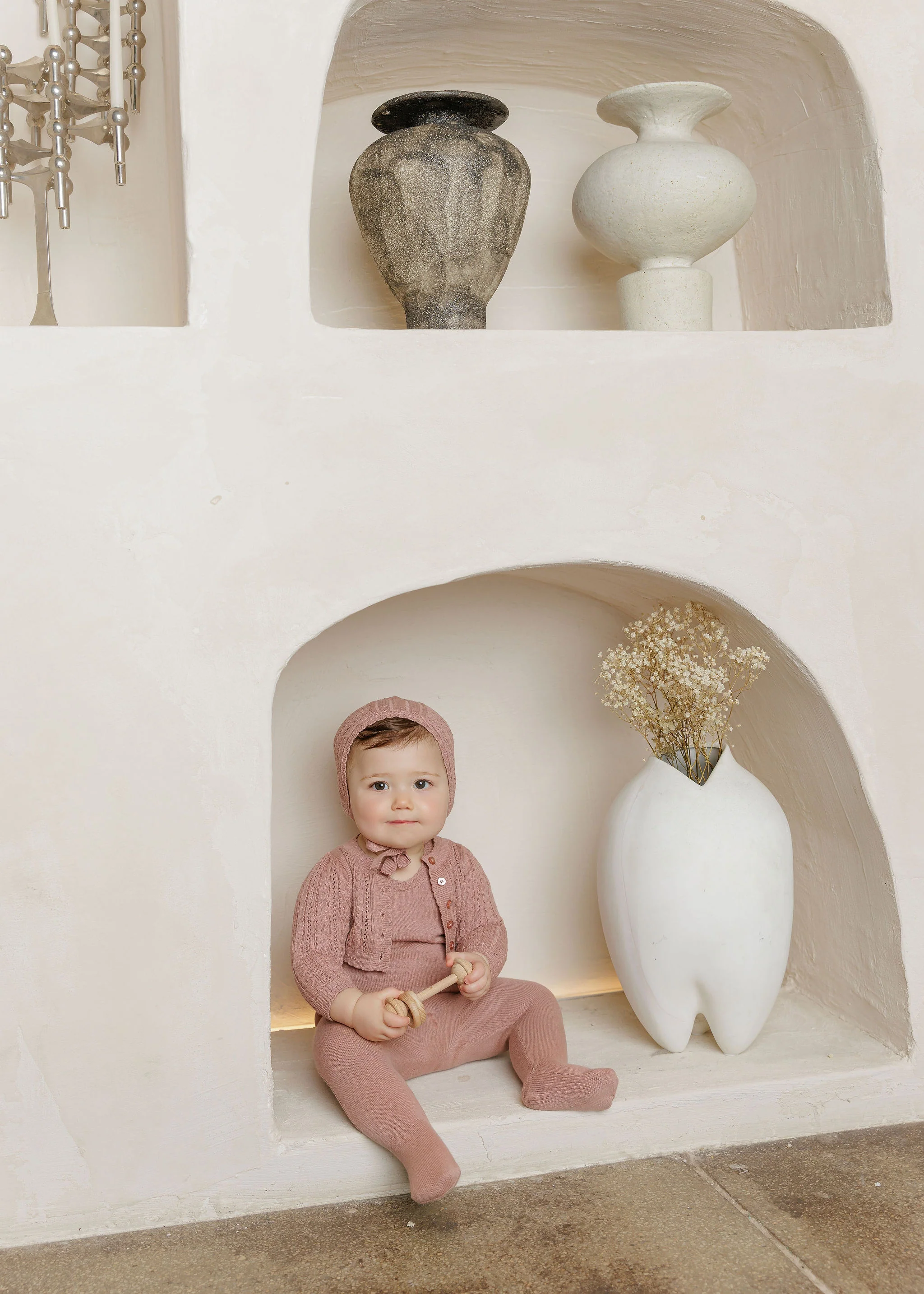 Cable Pointelle Flat Collection - Cardigan - Image 3