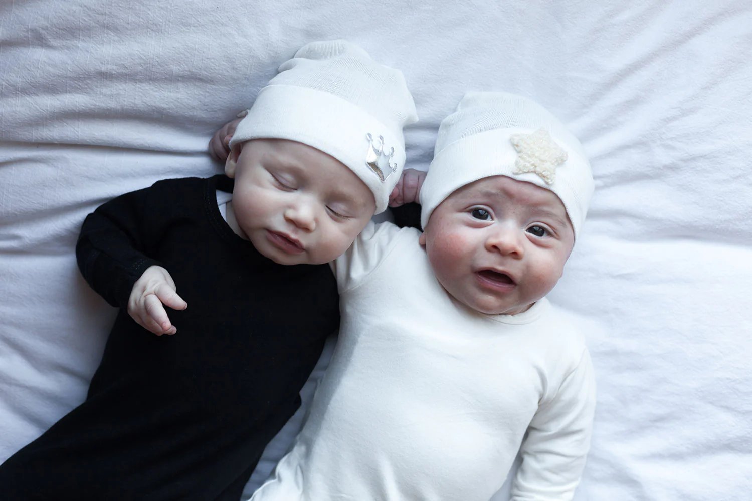 Newborn Hospital Hats - Whites - Image 4