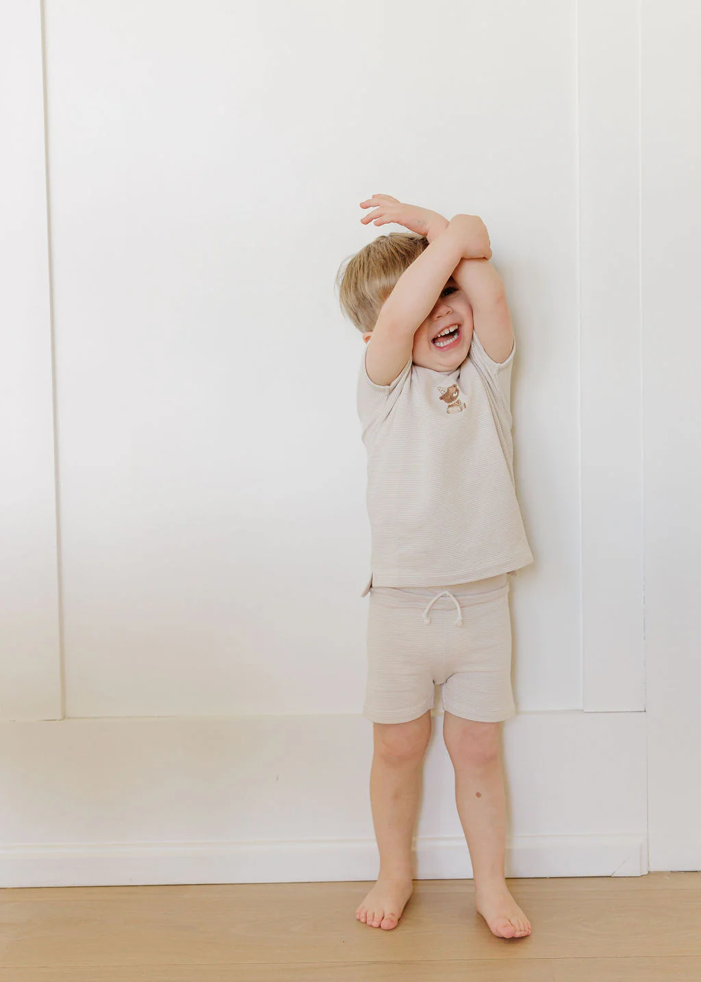 Organic French Terry Little Tee - Bear Collection - Image 4