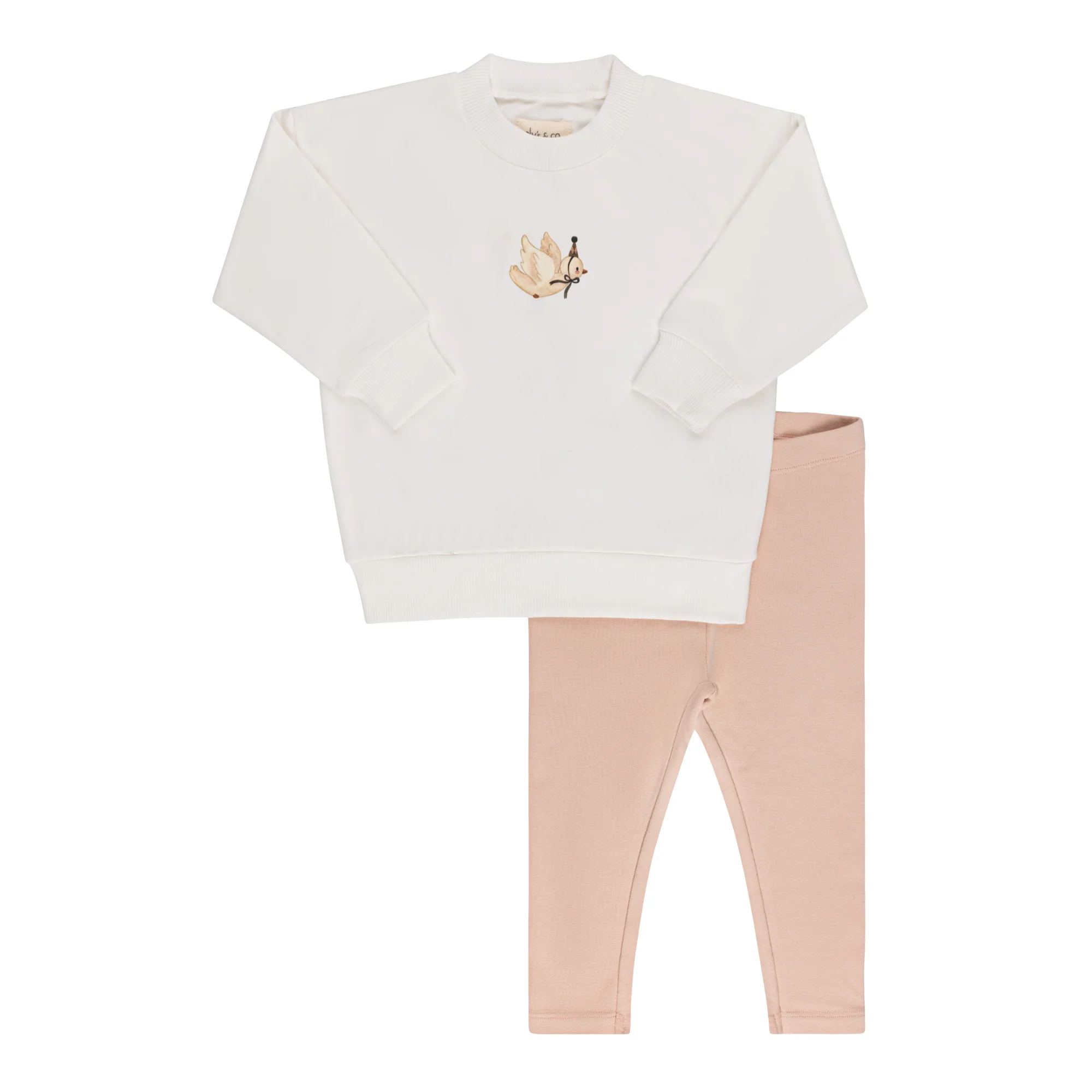 Organic French Terry - Bird Collection - Lounge Set - Image 3