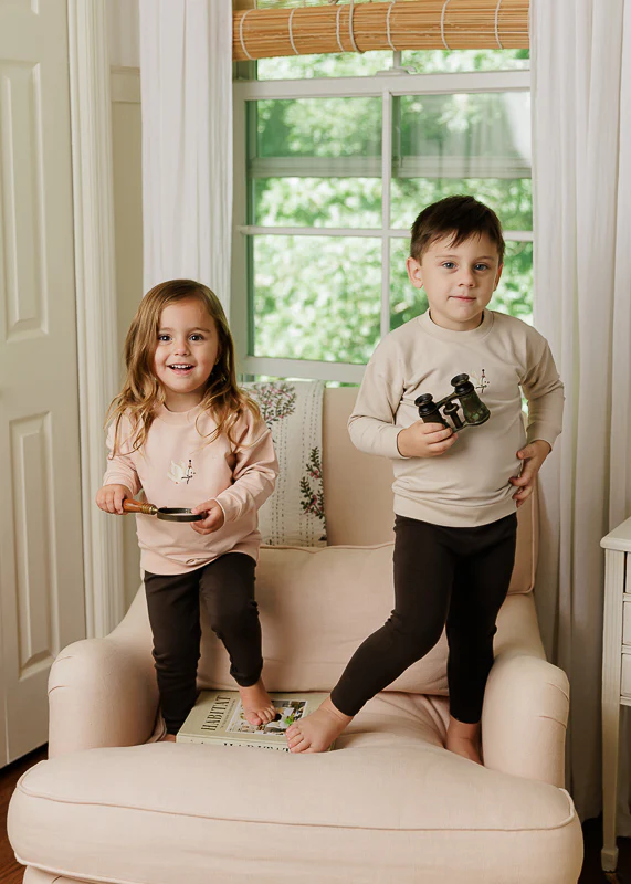 Organic French Terry - Bird Collection - Lounge Set - Image 6