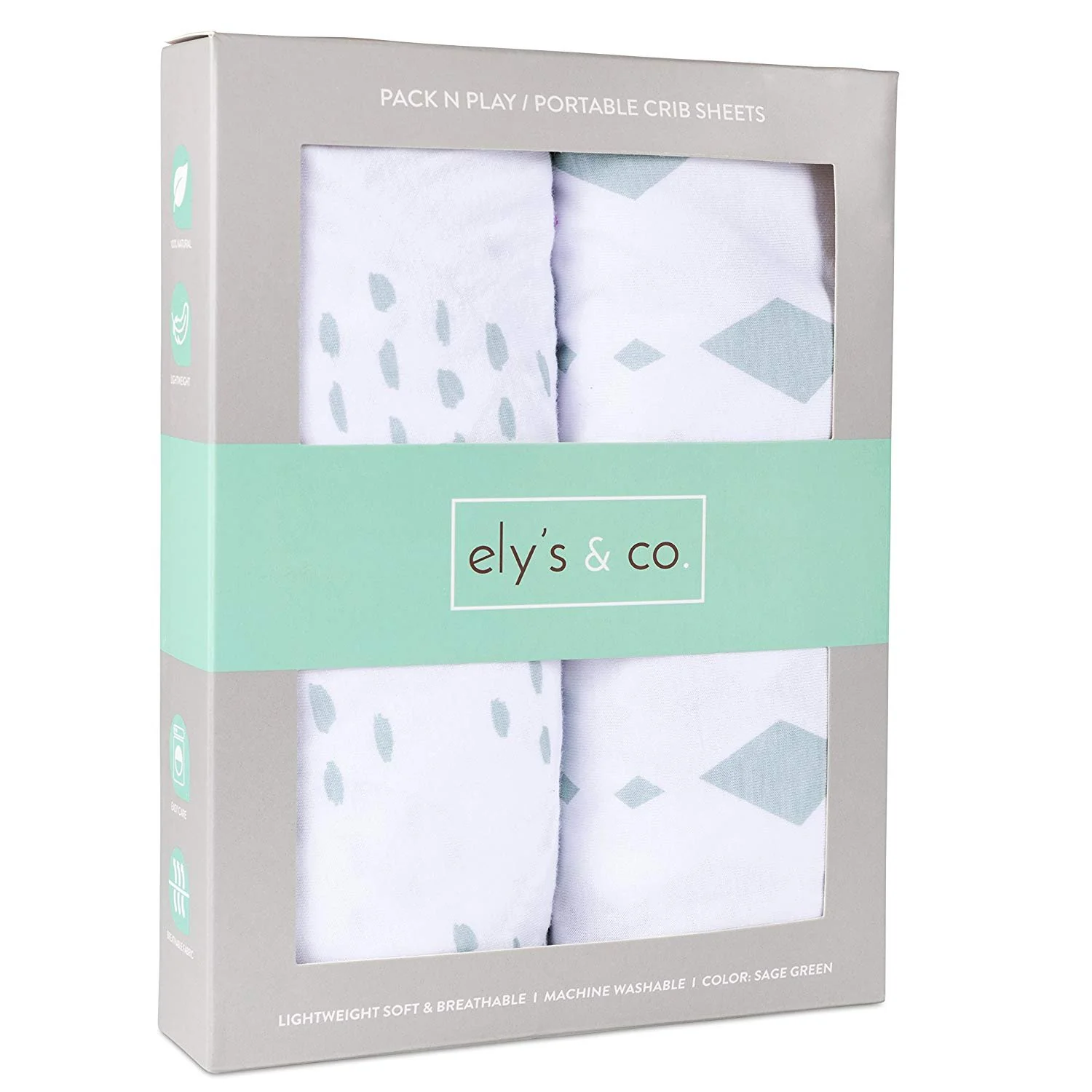 Pack N Play | Portable Crib Sheet Set - Image 4