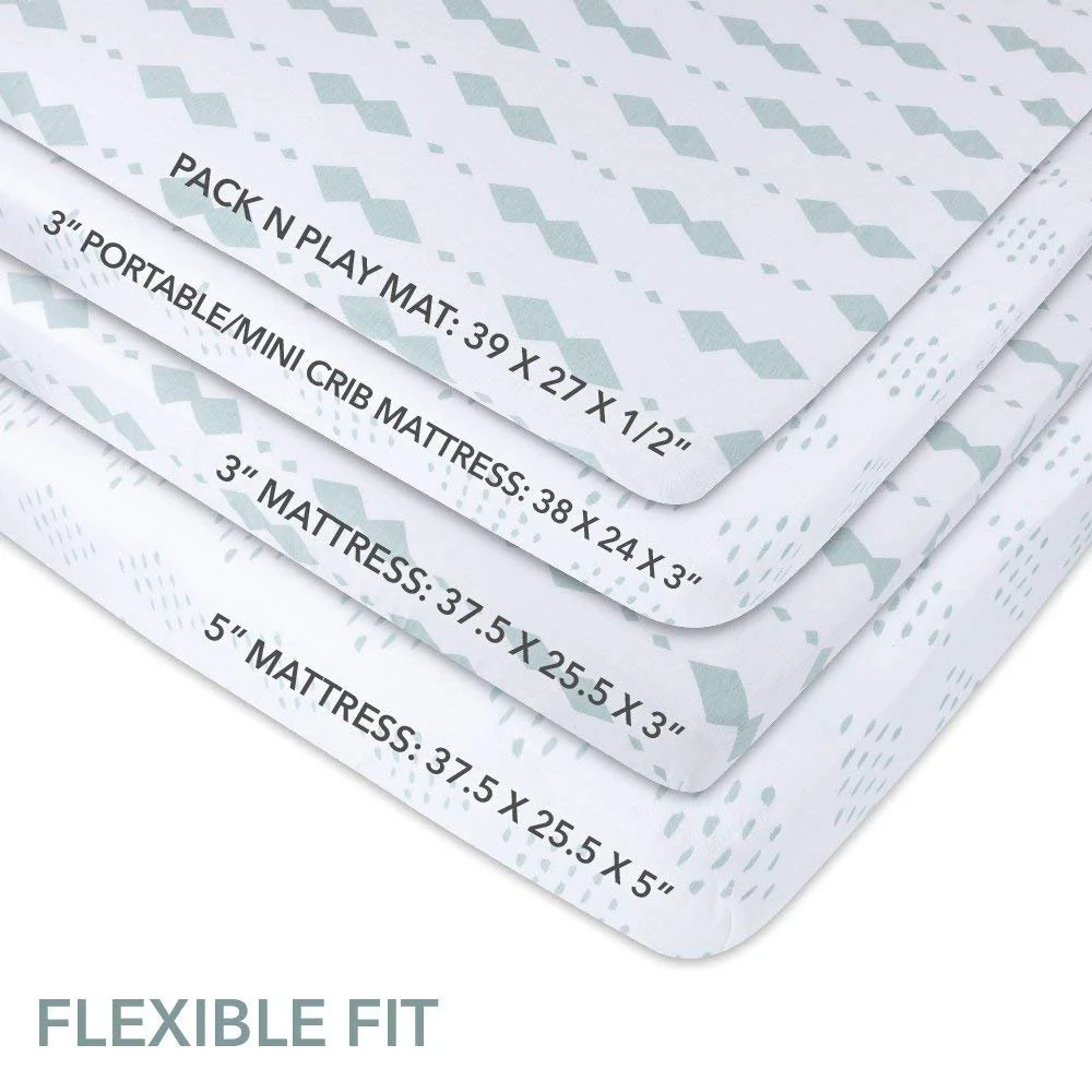 Pack N Play | Portable Crib Sheet Set - Image 7