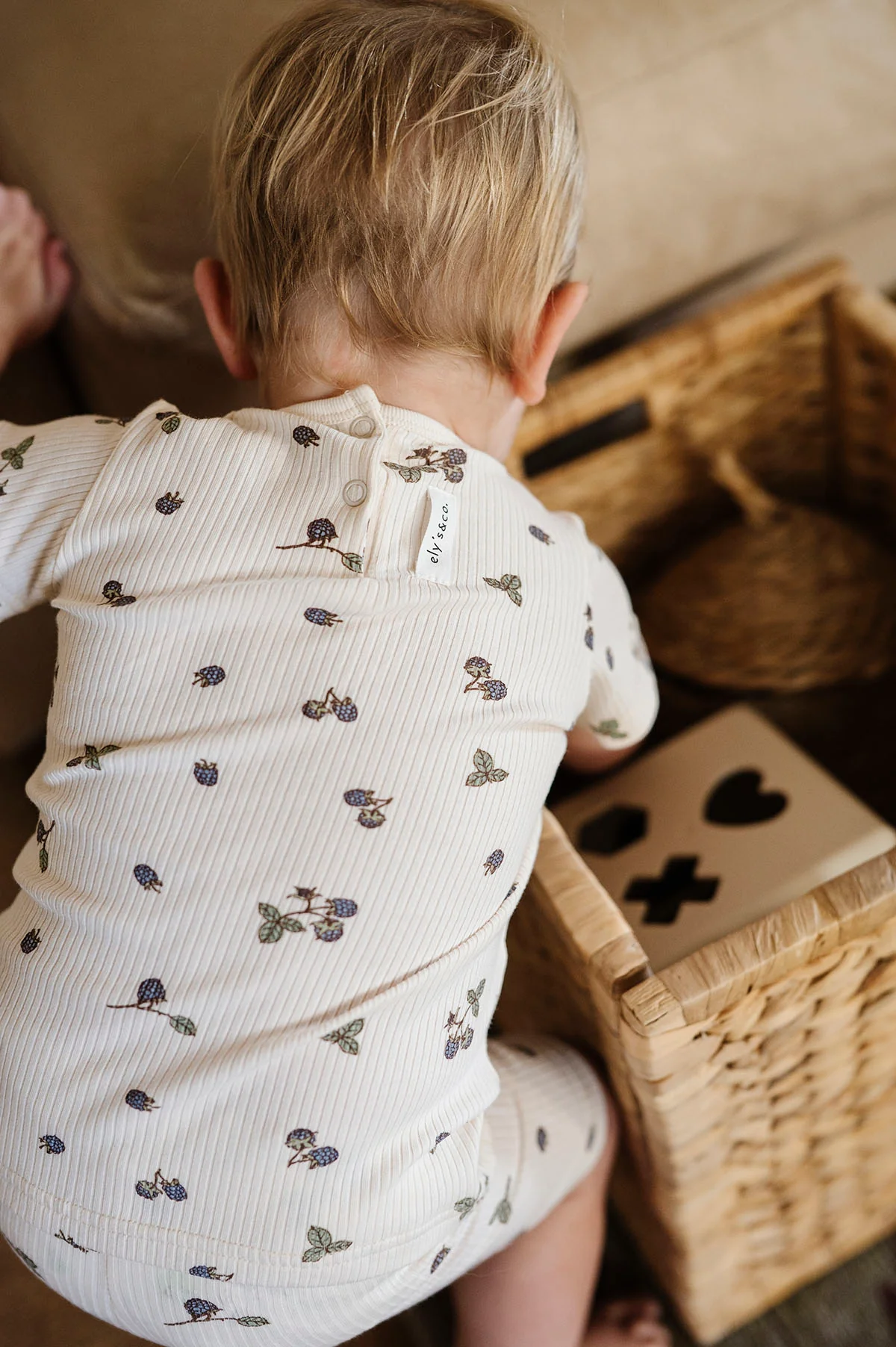 Ribbed Cotton - Raspberries Collection - Short Sleeve Lounge Set - Image 10