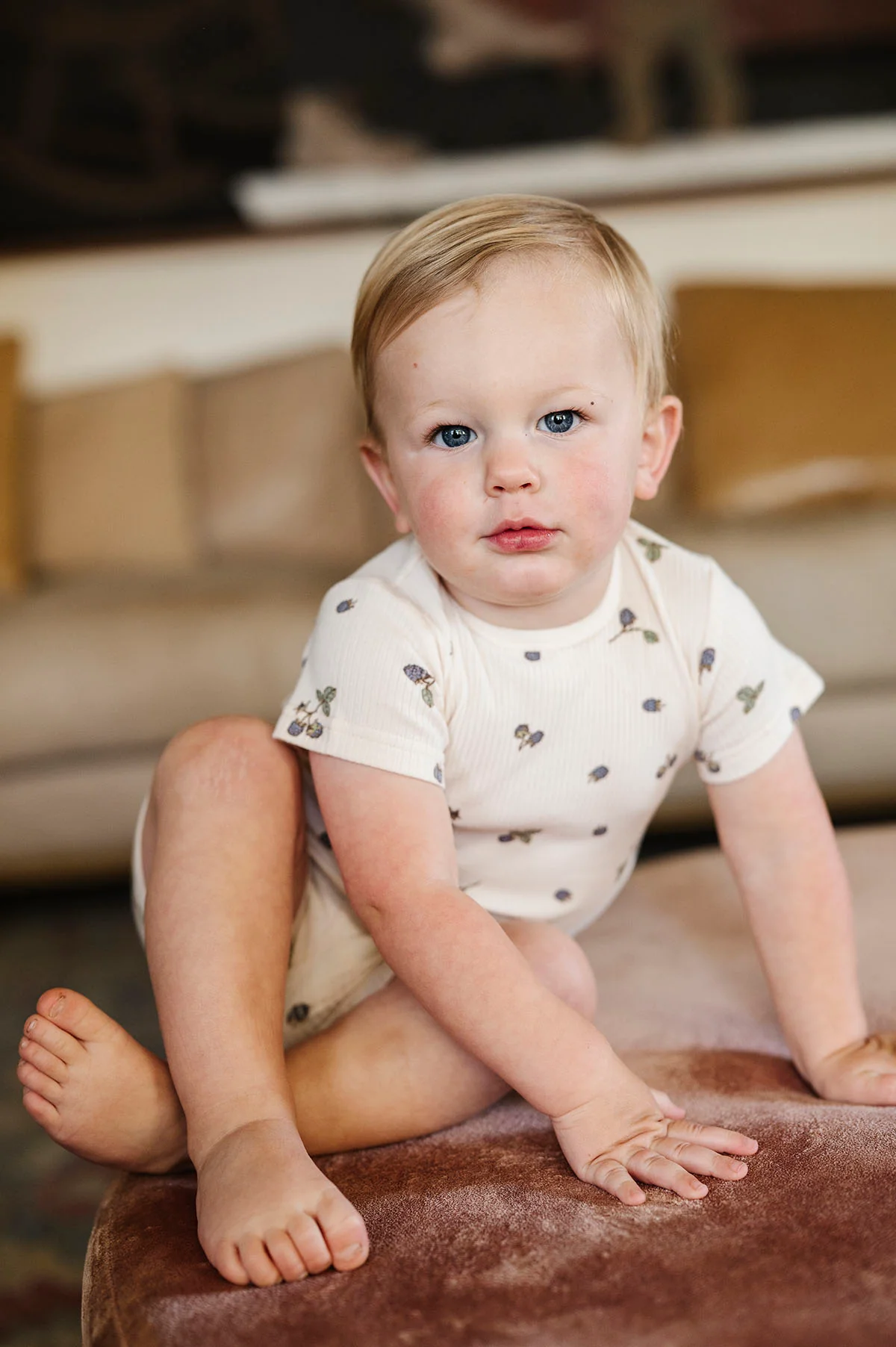 Ribbed Cotton - Raspberries Collection - Short Sleeve Lounge Set - Image 11