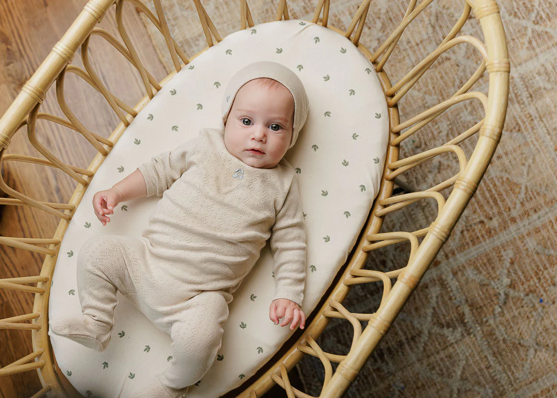 Squiggle Pointelle Collection - Footie - Image 12