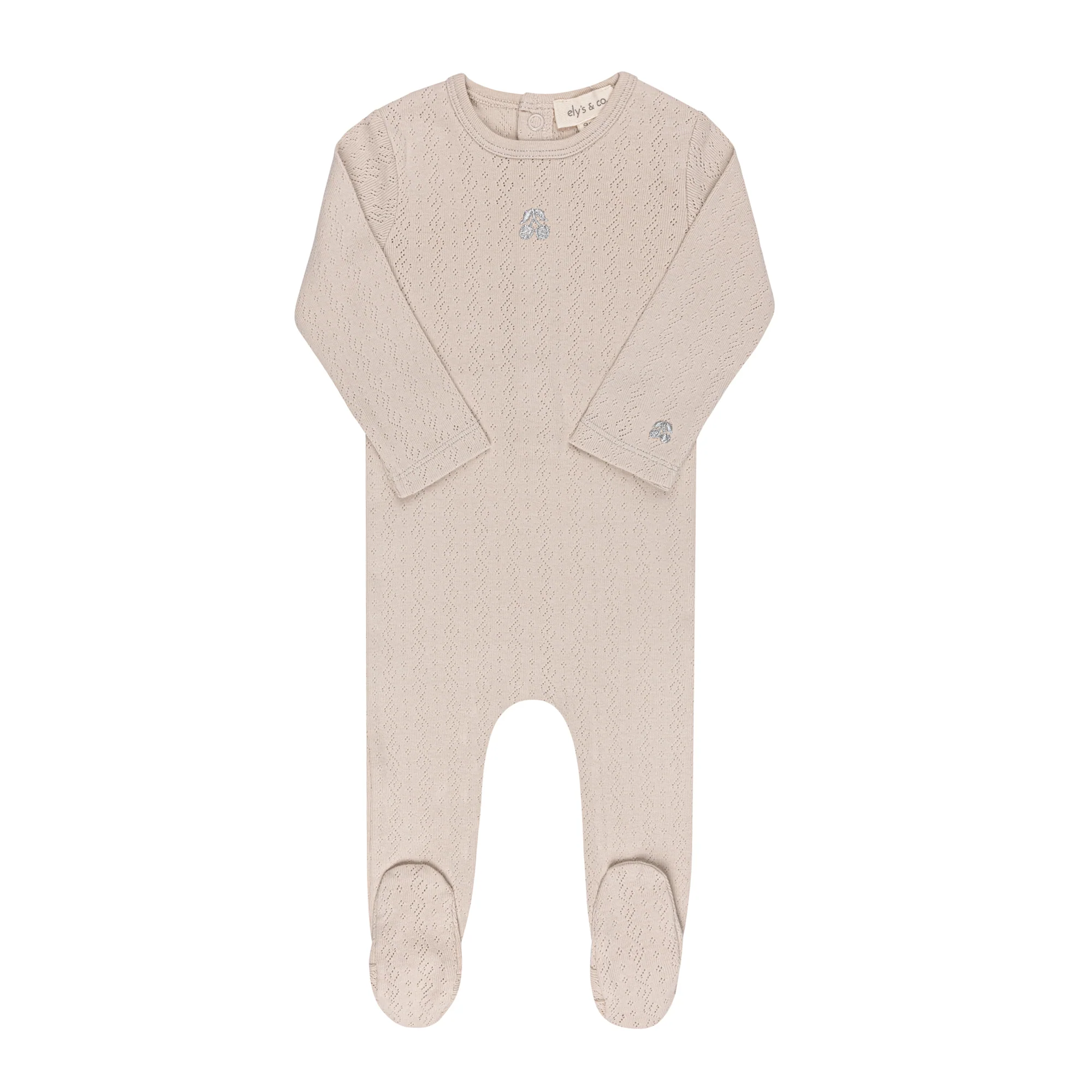 Squiggle Pointelle Collection - Footie - Image 4