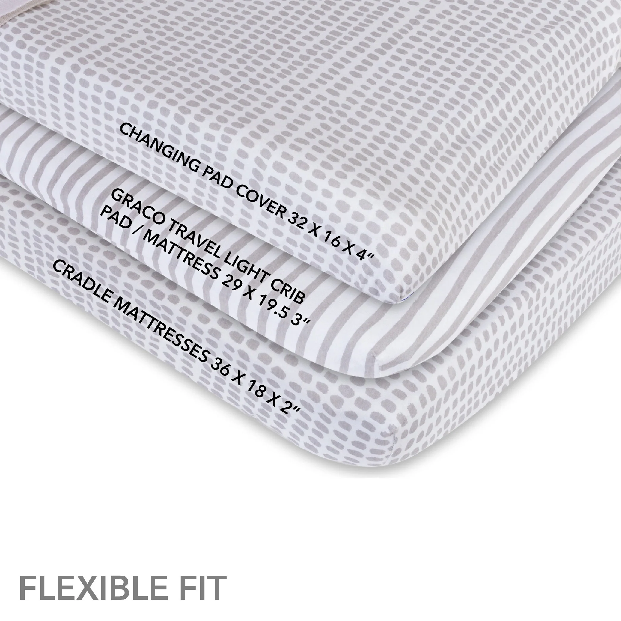 Waterproof Changing Pad Cover | Cradle Sheet Set - Image 6