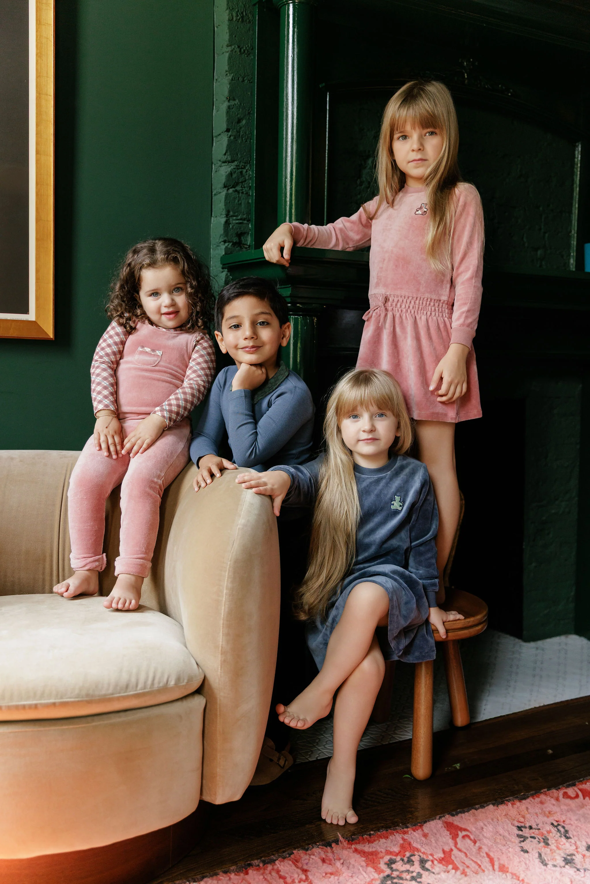 Velour Plaid Bear Collection - Dress - Image 3