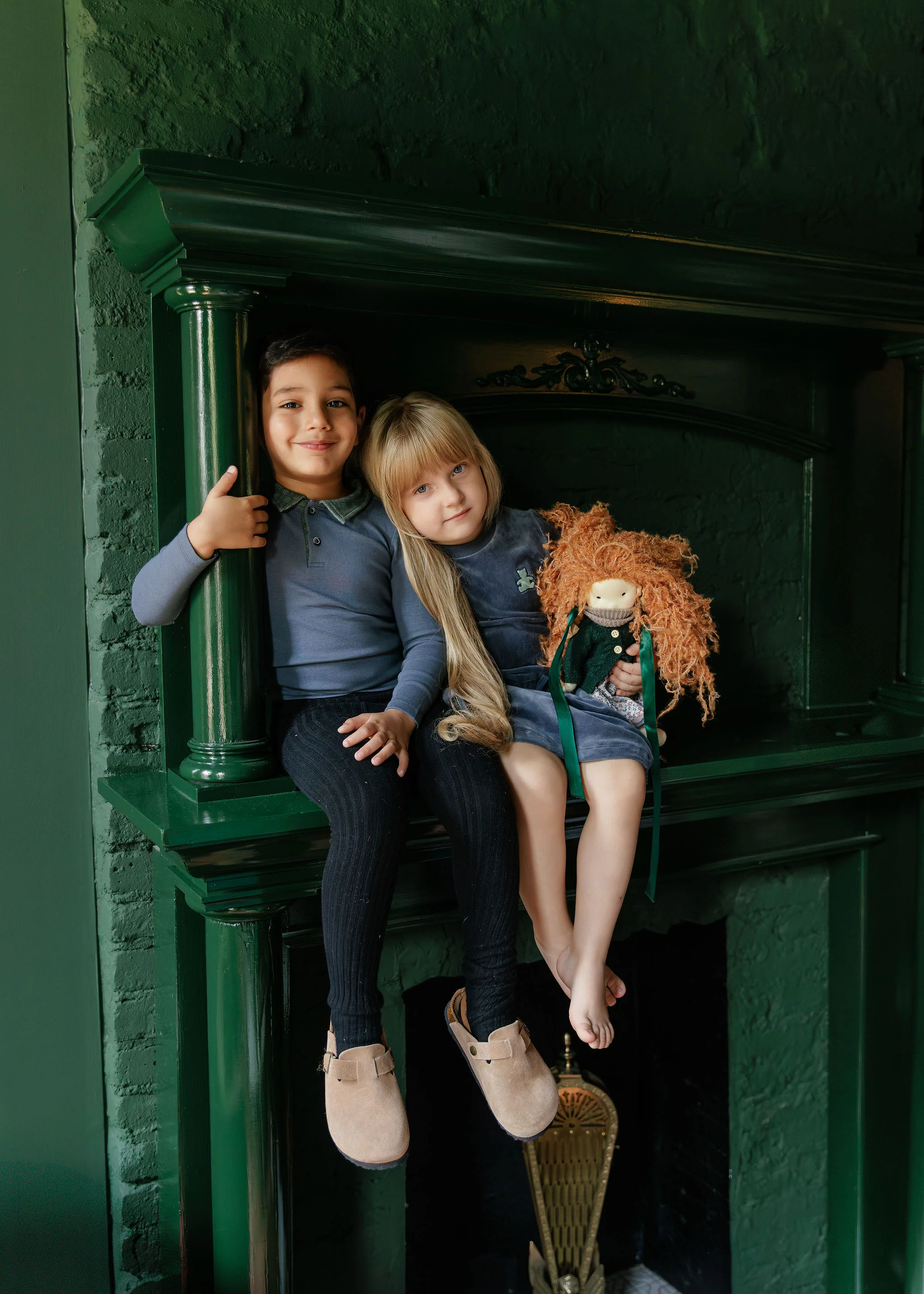 Velour Plaid Bear Collection - Dress - Image 5