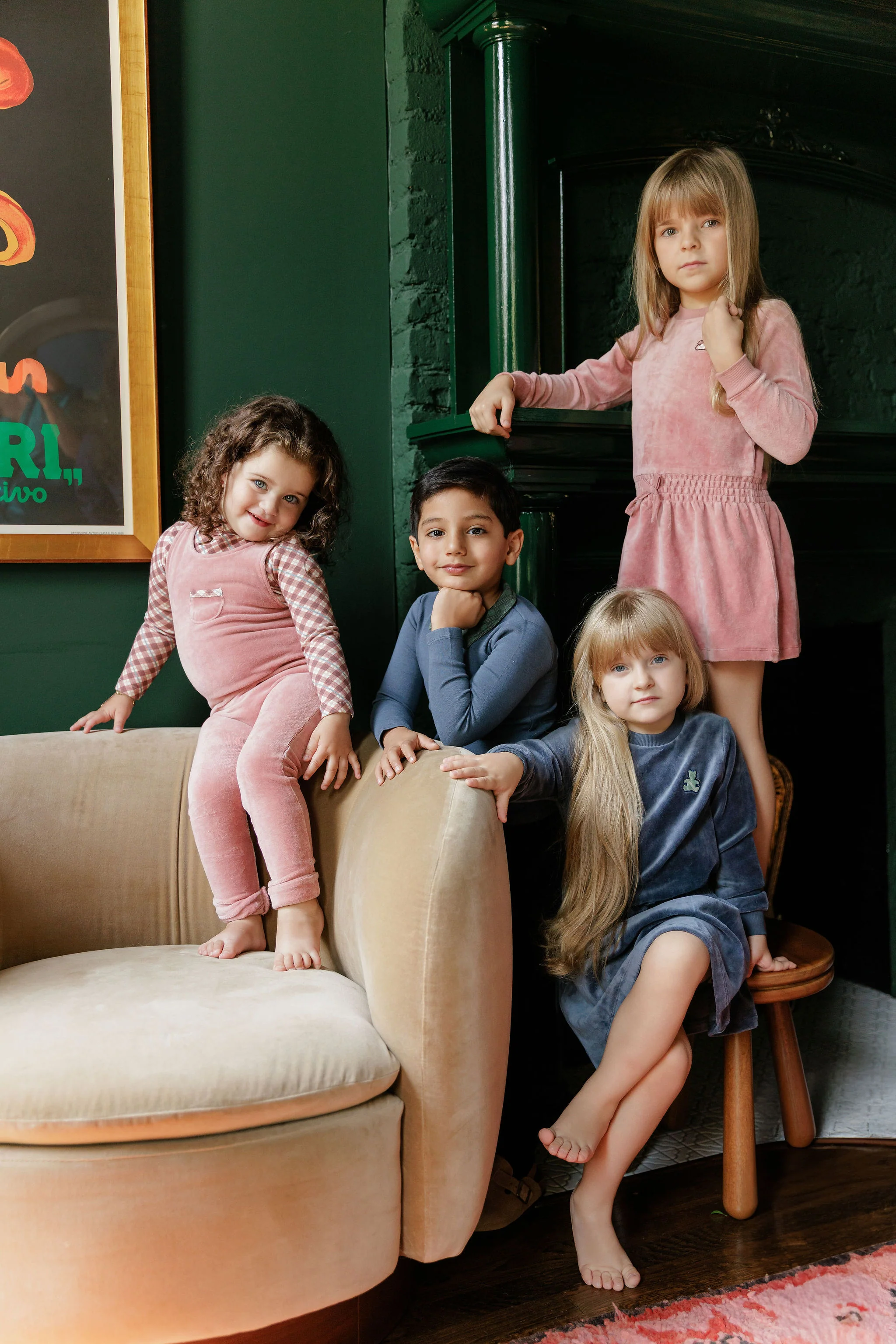 Velour Plaid Bear Collection - Dress - Image 4