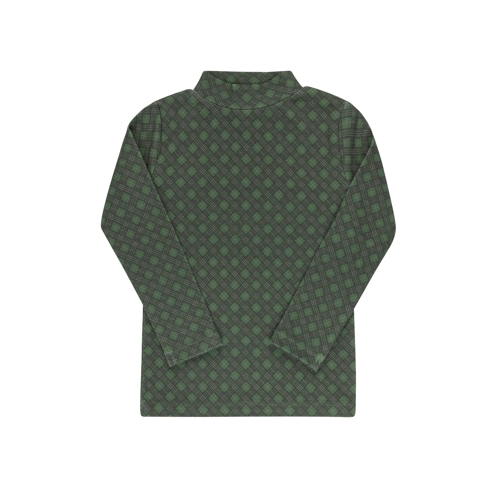 Velour Plaid Bear Collection - Overalls and Turtleneck - Image 6