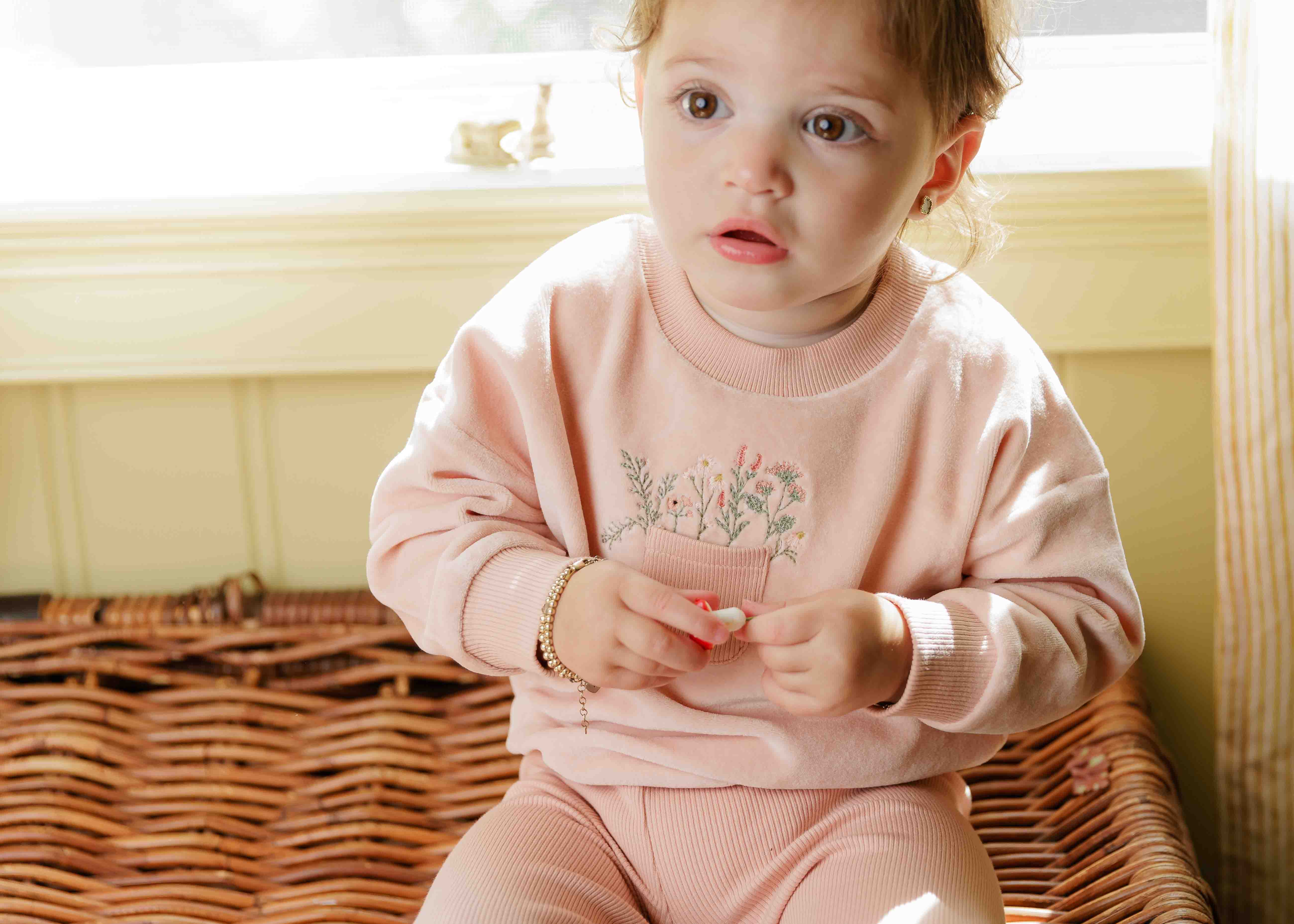 Velour Pocket Full of Flowers Collection - Lounge Set - Image 12