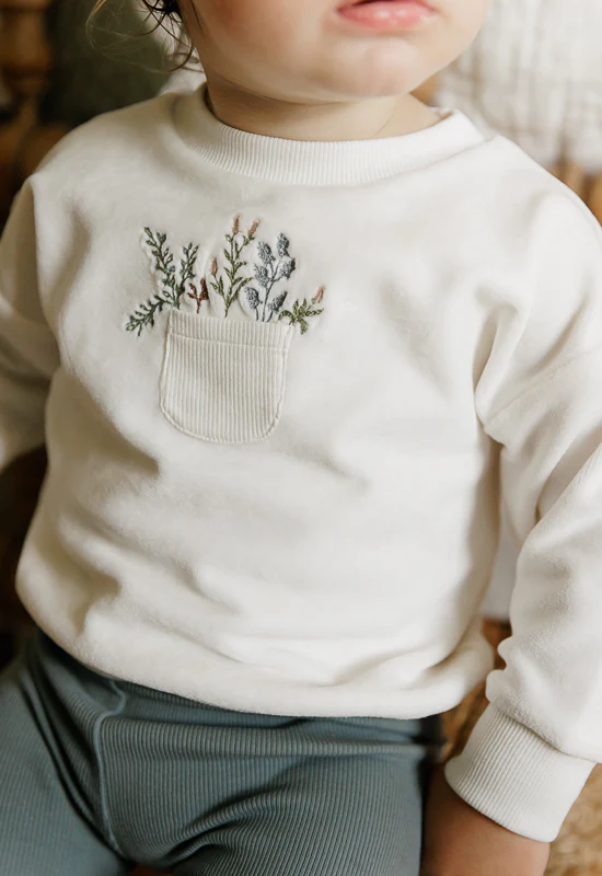 Velour Pocket Full of Flowers Collection - Lounge Set - Image 8