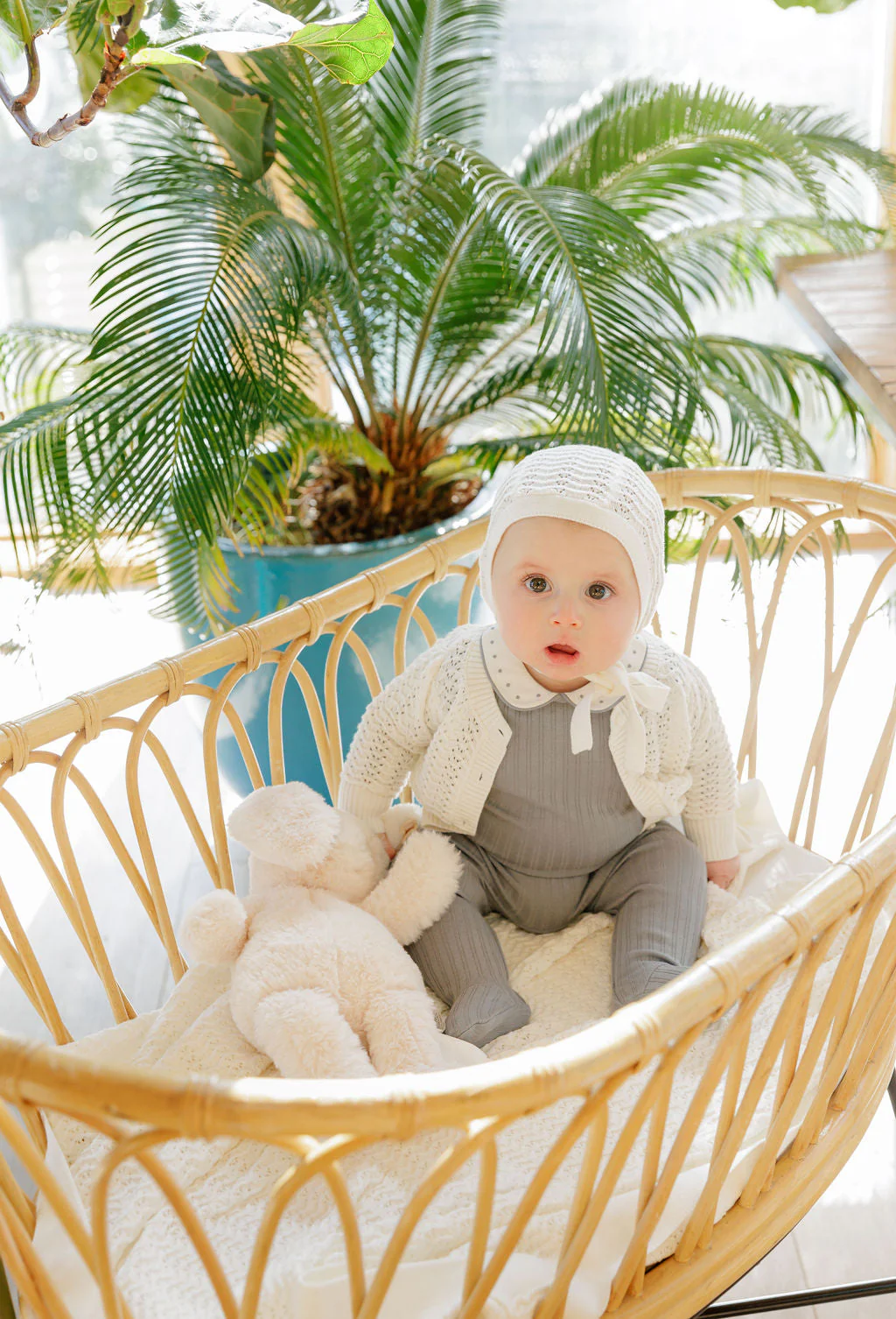 Wave Collection - Knit Pointelle Cardigan - Image 15