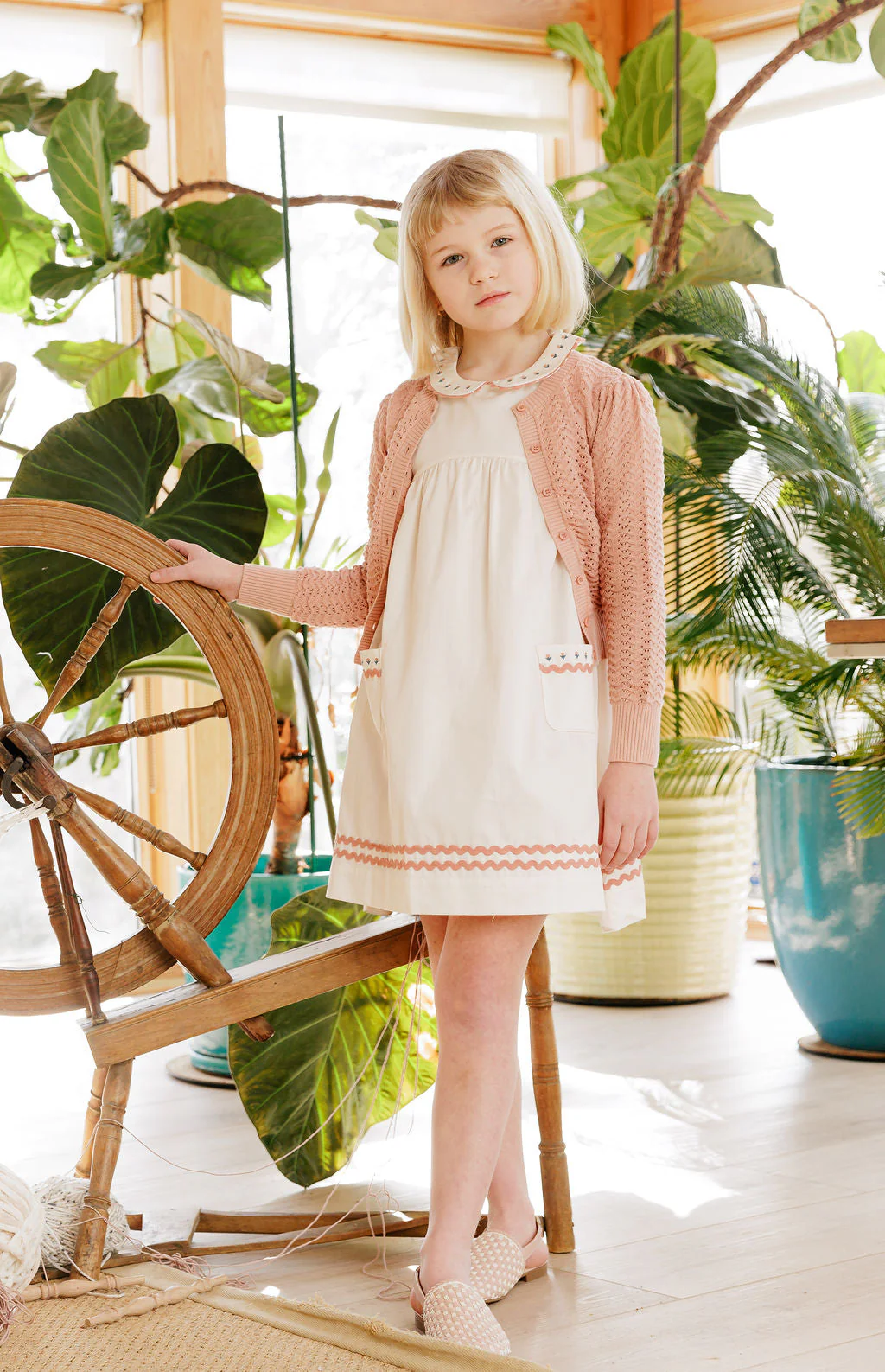 Wave Collection - Knit Pointelle Cardigan - Image 16