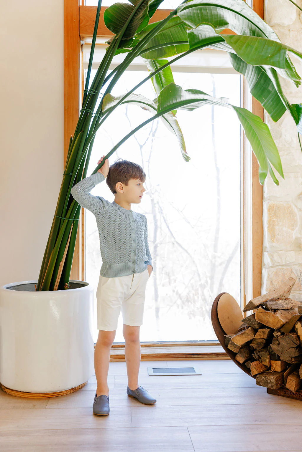 Wave Collection - Knit Pointelle Cardigan - Image 19