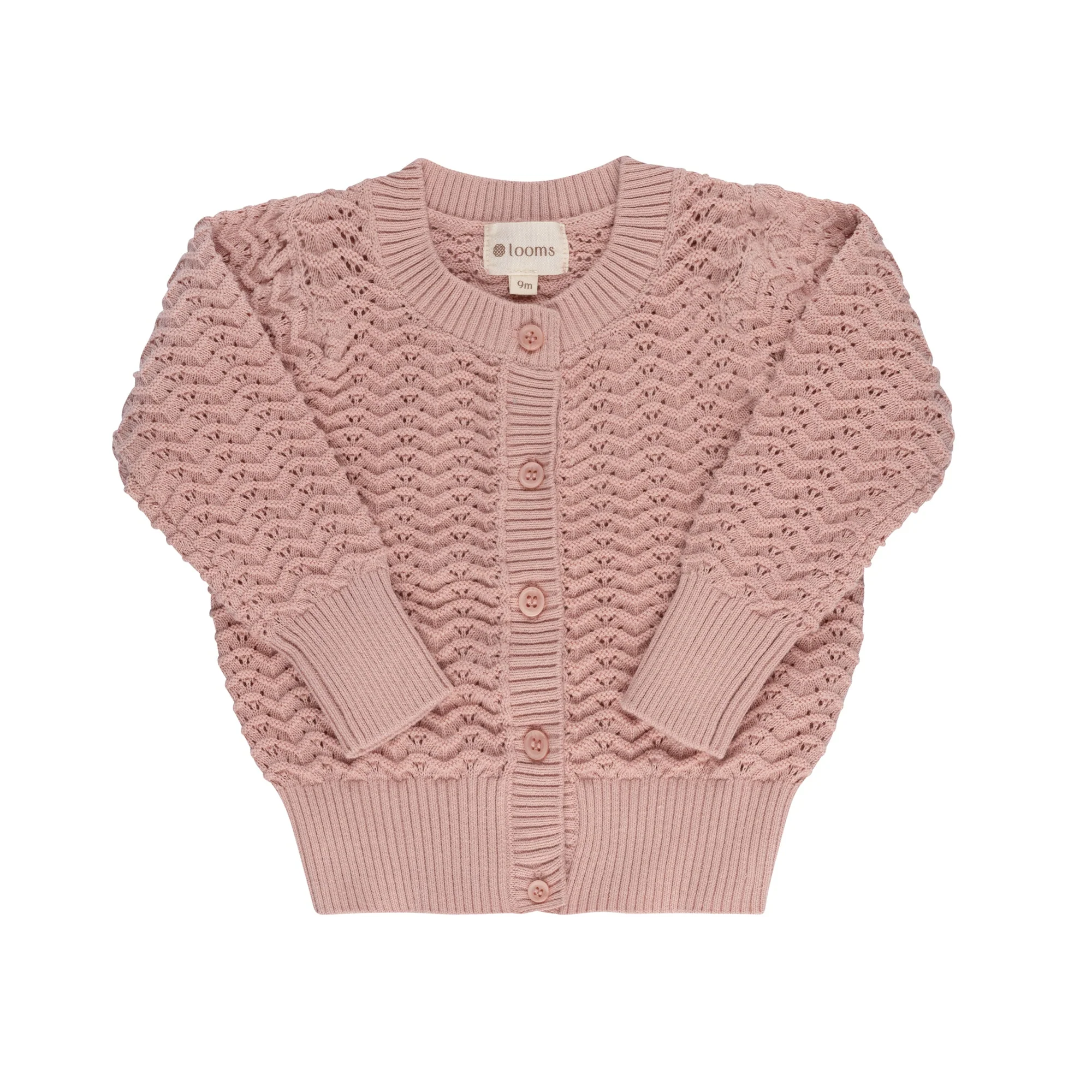 Wave Collection - Knit Pointelle Cardigan - Image 3