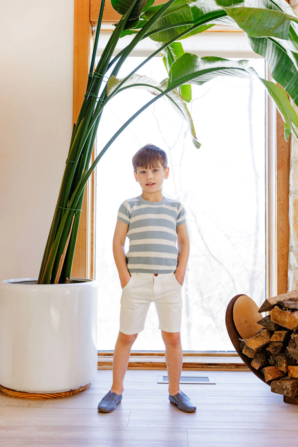 Wave Collection - Stripe Knit Top - Image 12