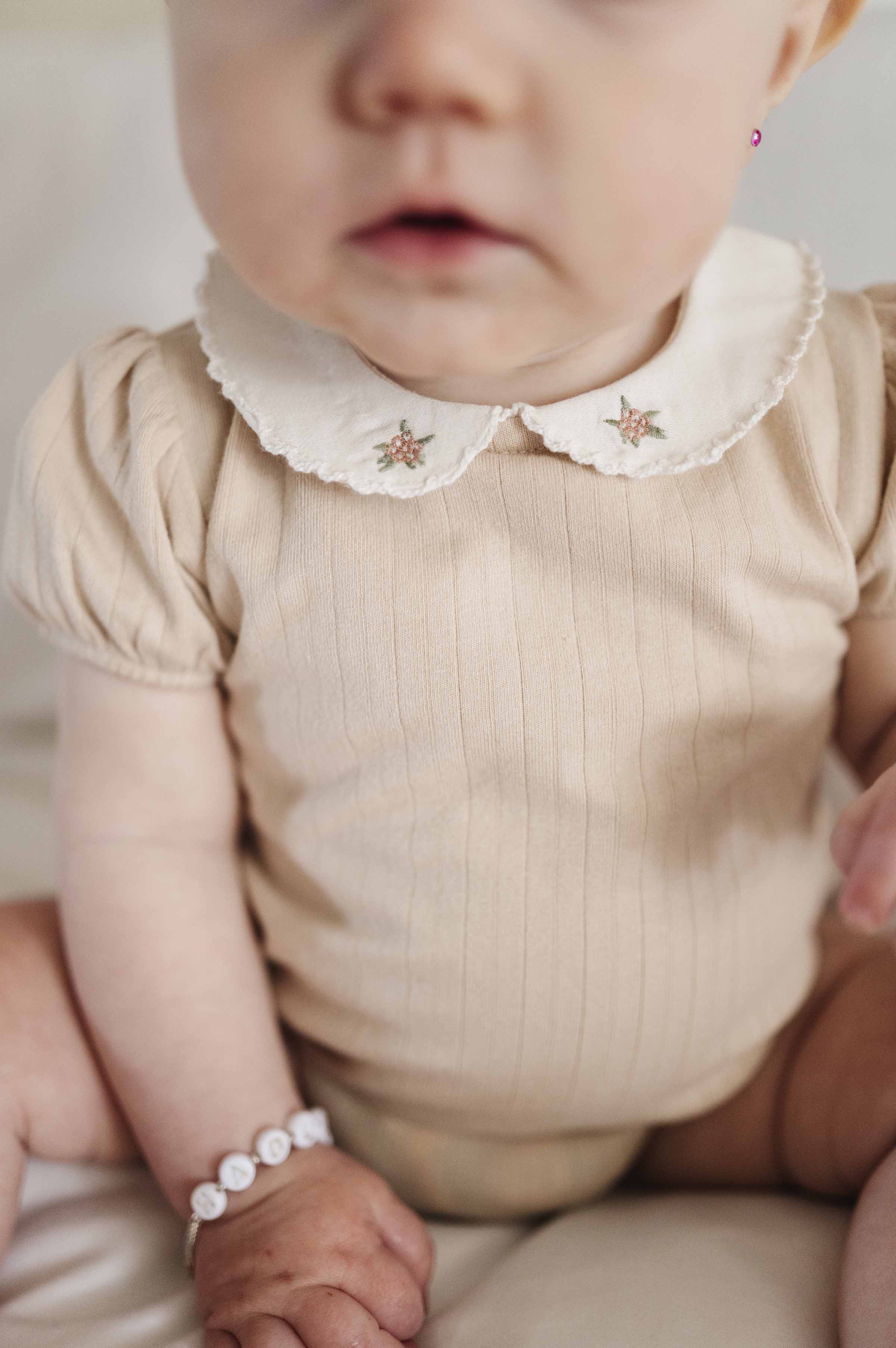 Wide Rib Cotton -  Rosebud Collection- Top + Bloomer - Image 3